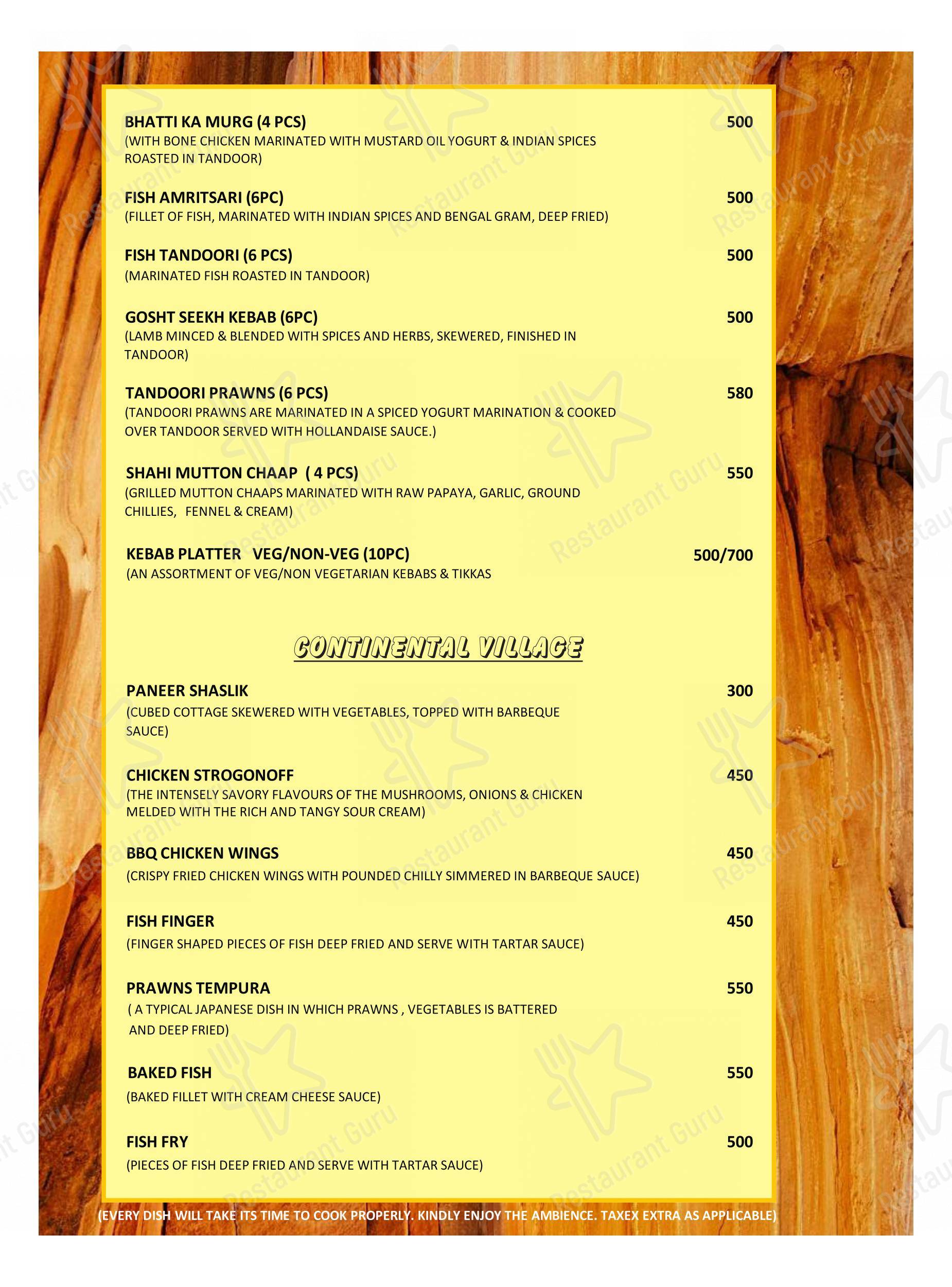 Menu for Hangover Bar and Lounge in Kanpur