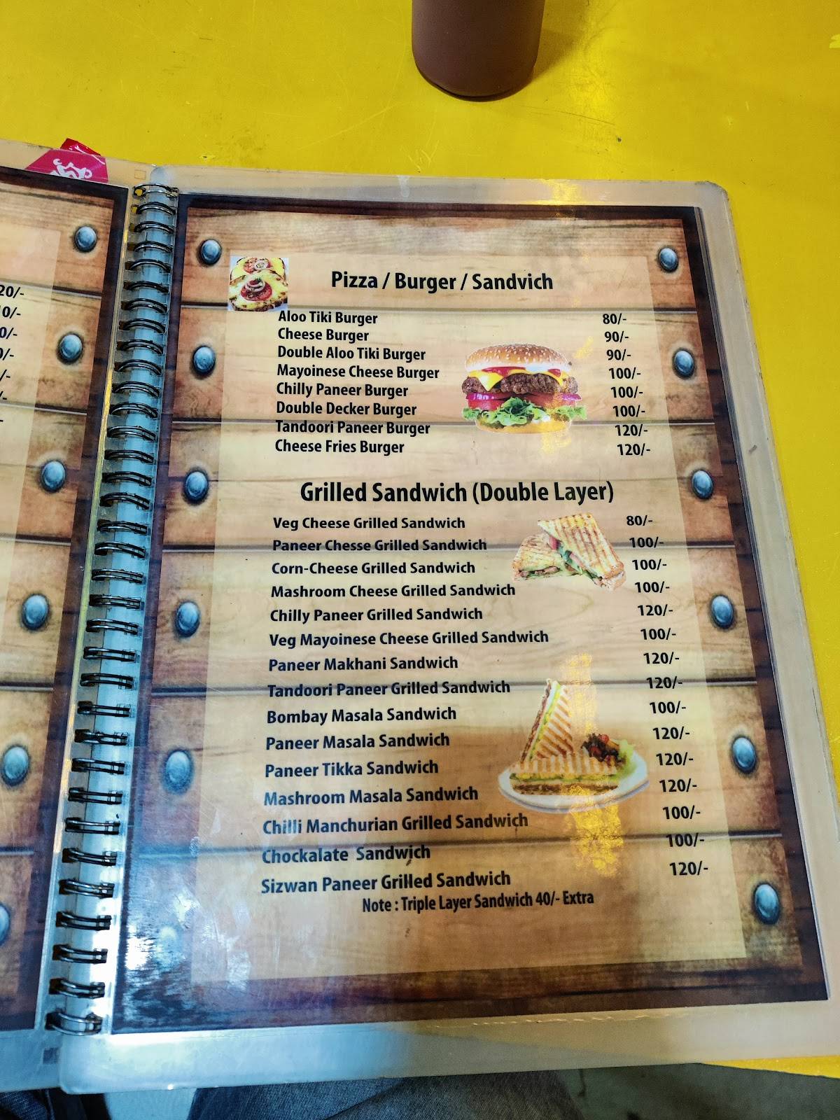 Happy Foods menu