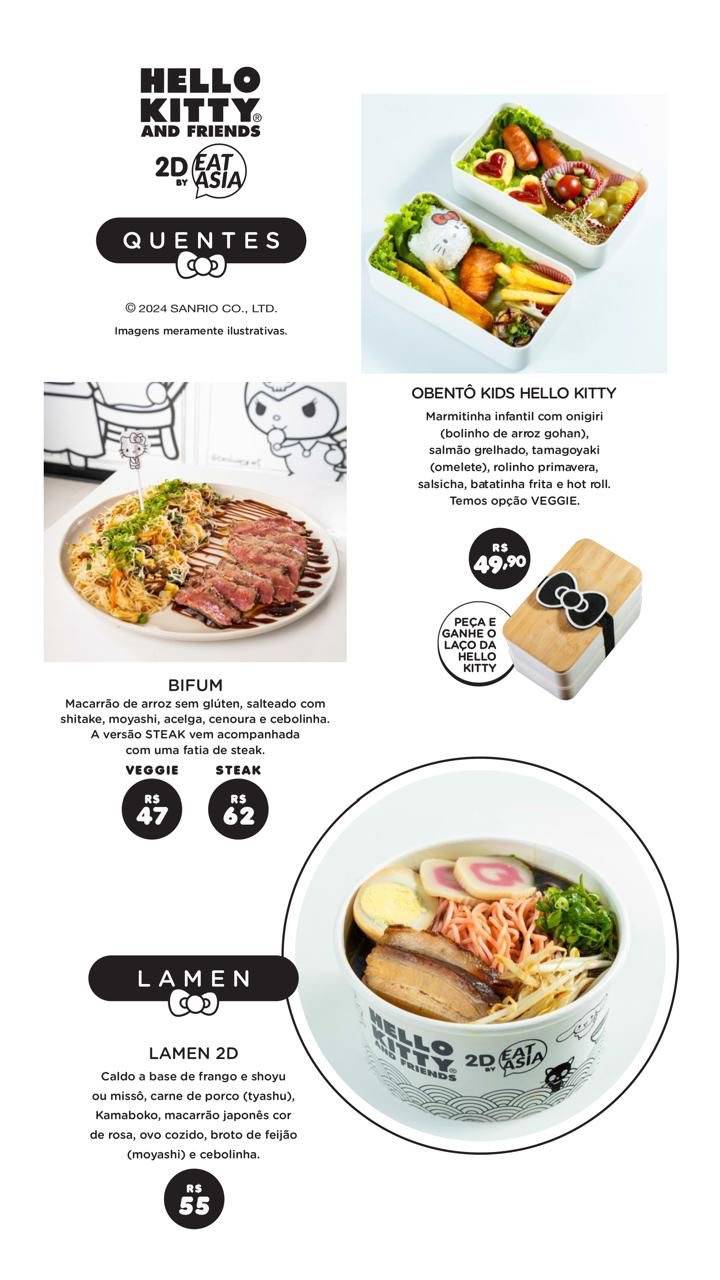 Hello Kitty and Friends 2d by Eat Asia cardápio