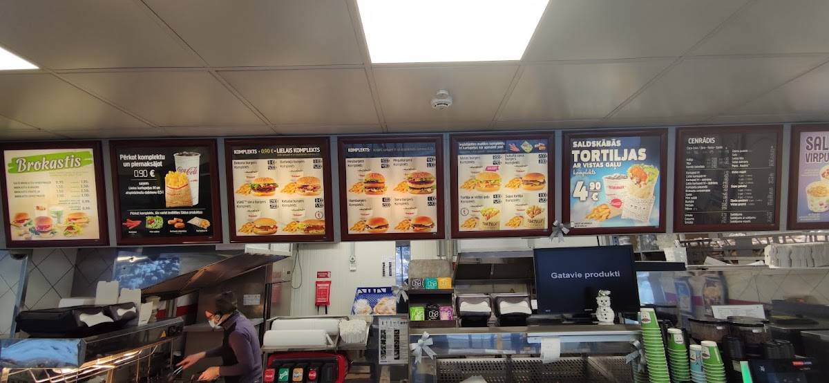 Menu de Hesburger