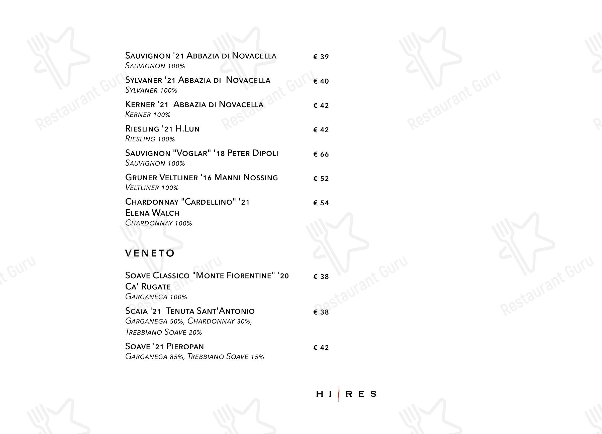 Ночное меню per Hi-Res in Roma