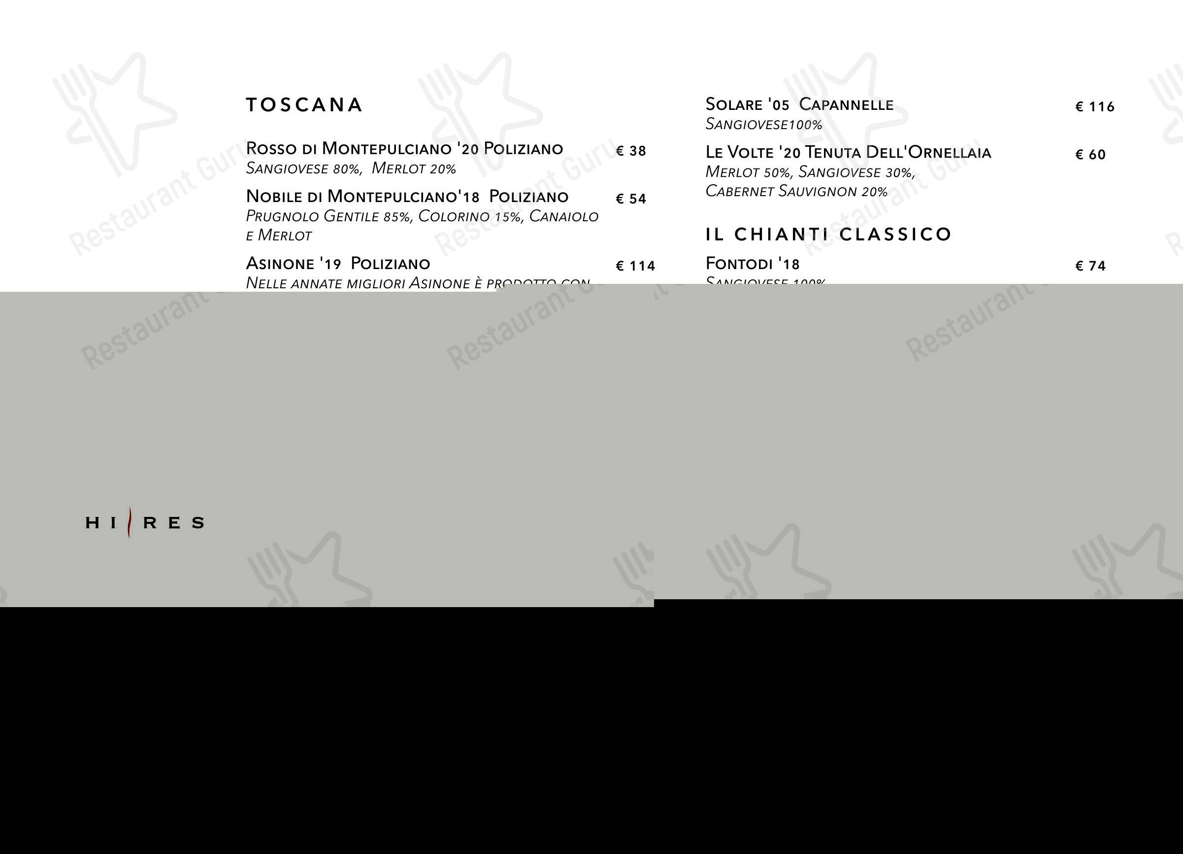Ночное меню per Hi-Res pub & bar