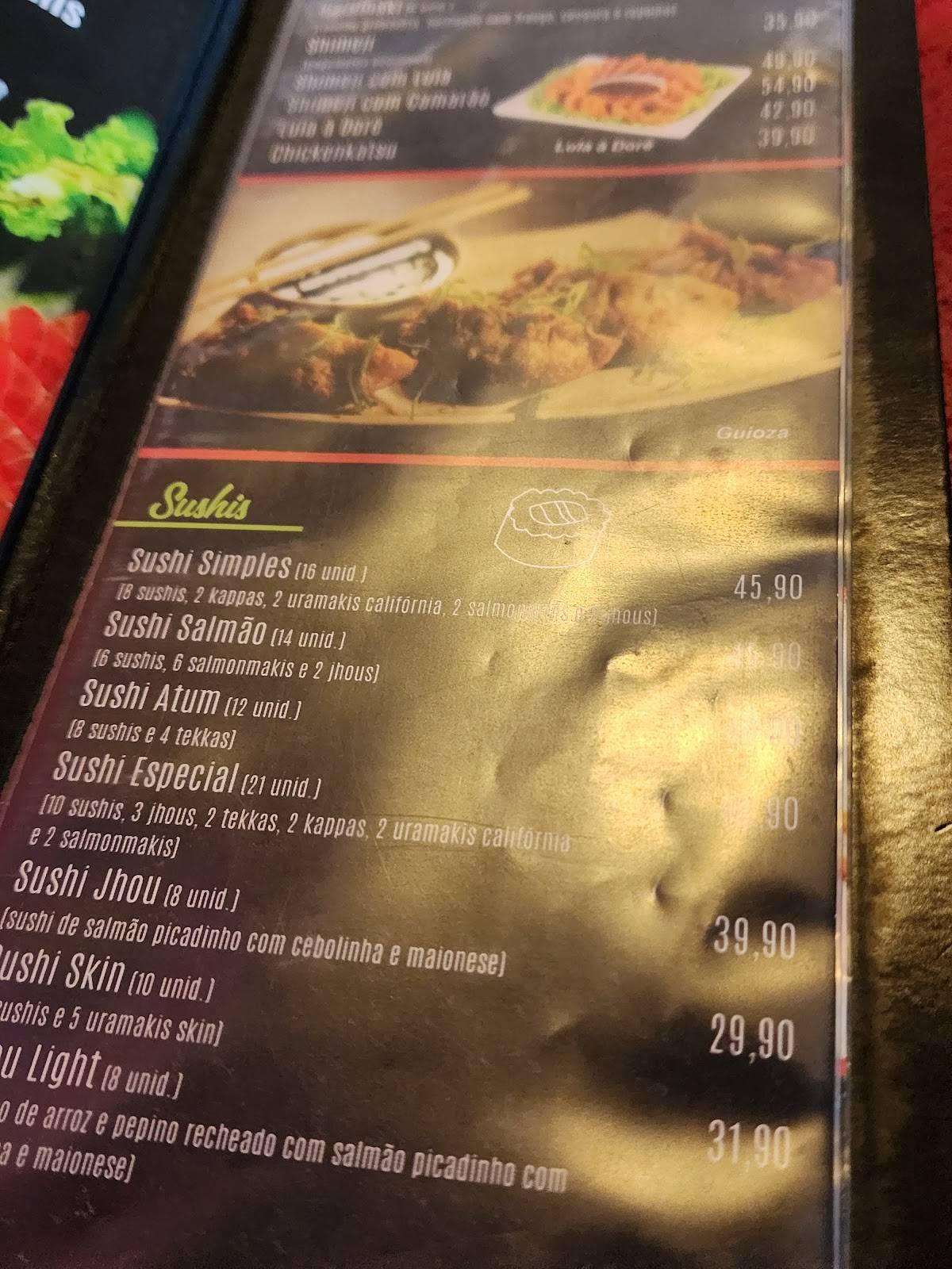 Hokan Sushi Bar cardápio