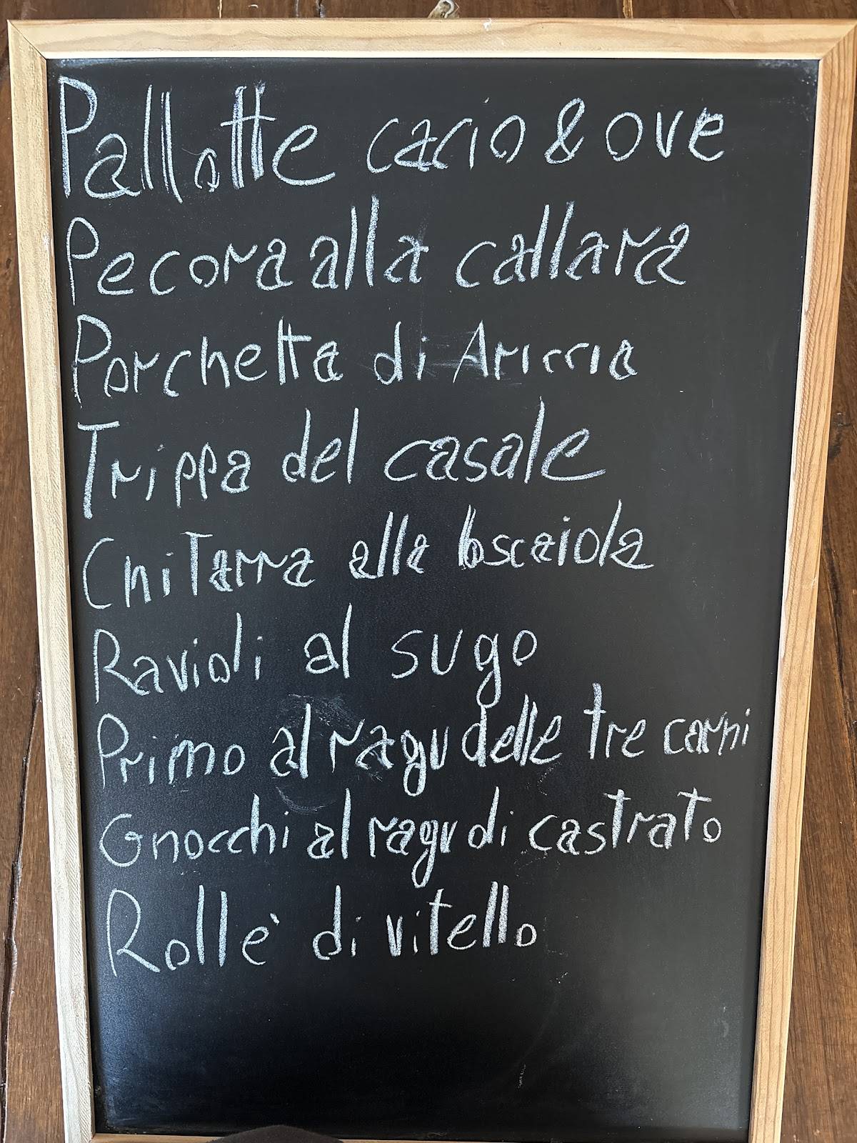 Menu di Home Restaurant Confraternita del Cif e ciaf 