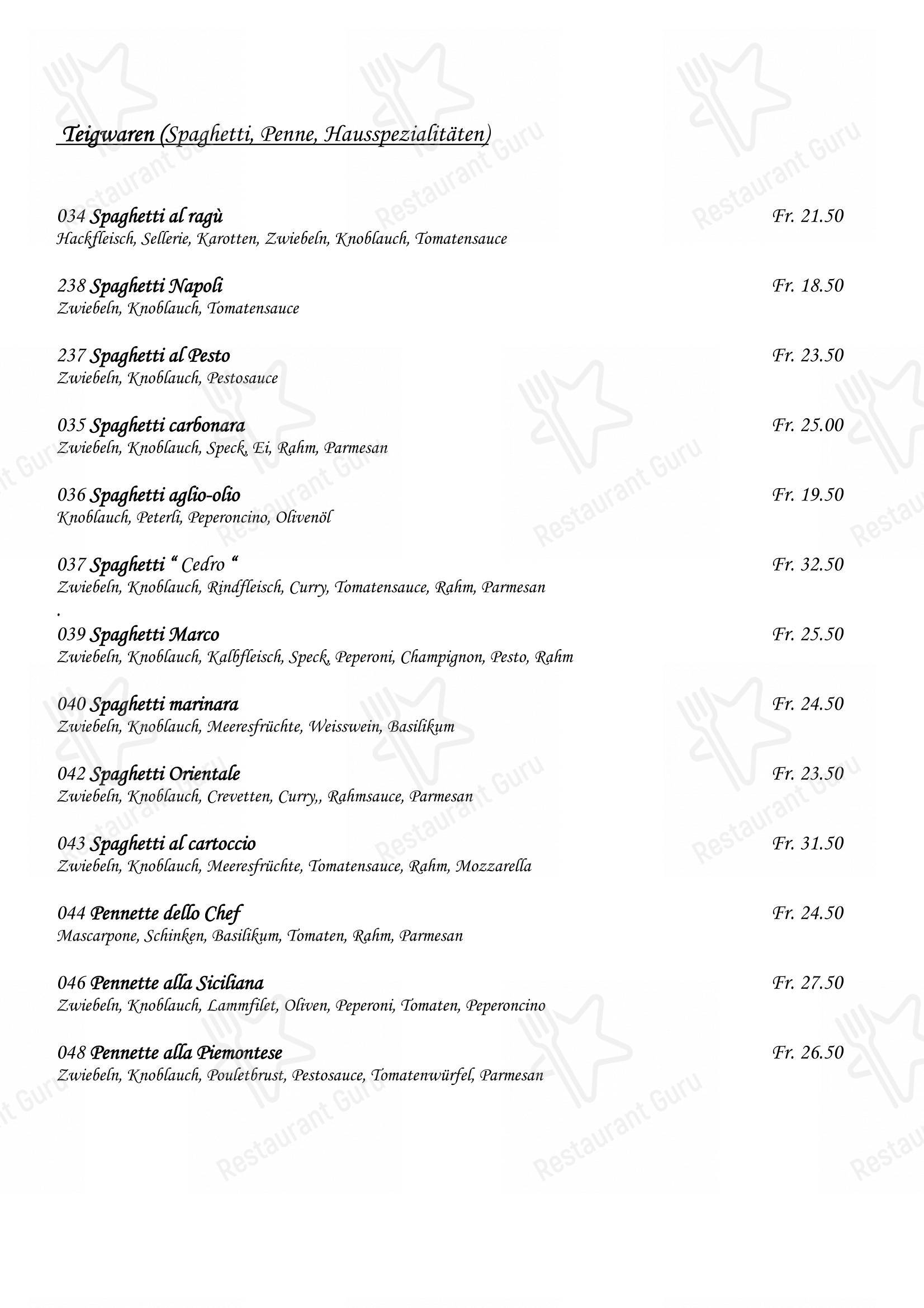 Menu per Römerhof Augst in Augst