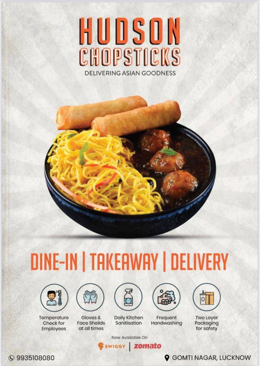 Hudson Chopsticks Gomti Nagar menu