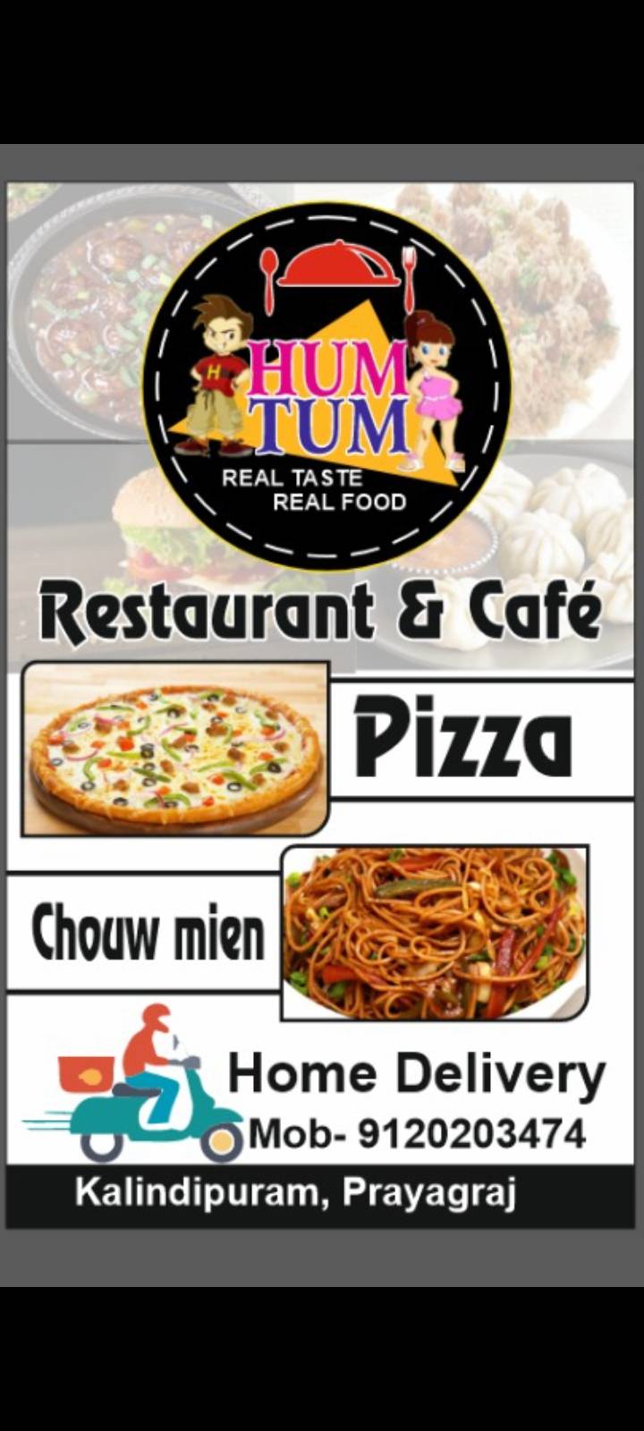 Hum tum food plaza resturant and cafe menu
