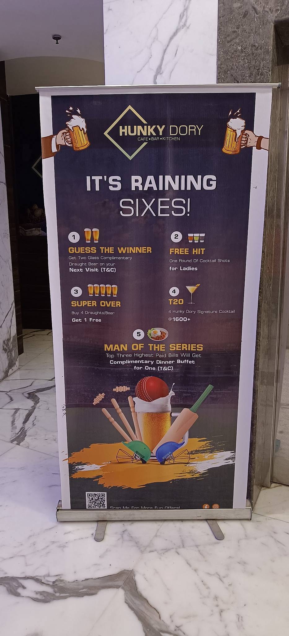 Hunky Dory - Bar & Kitchen menu