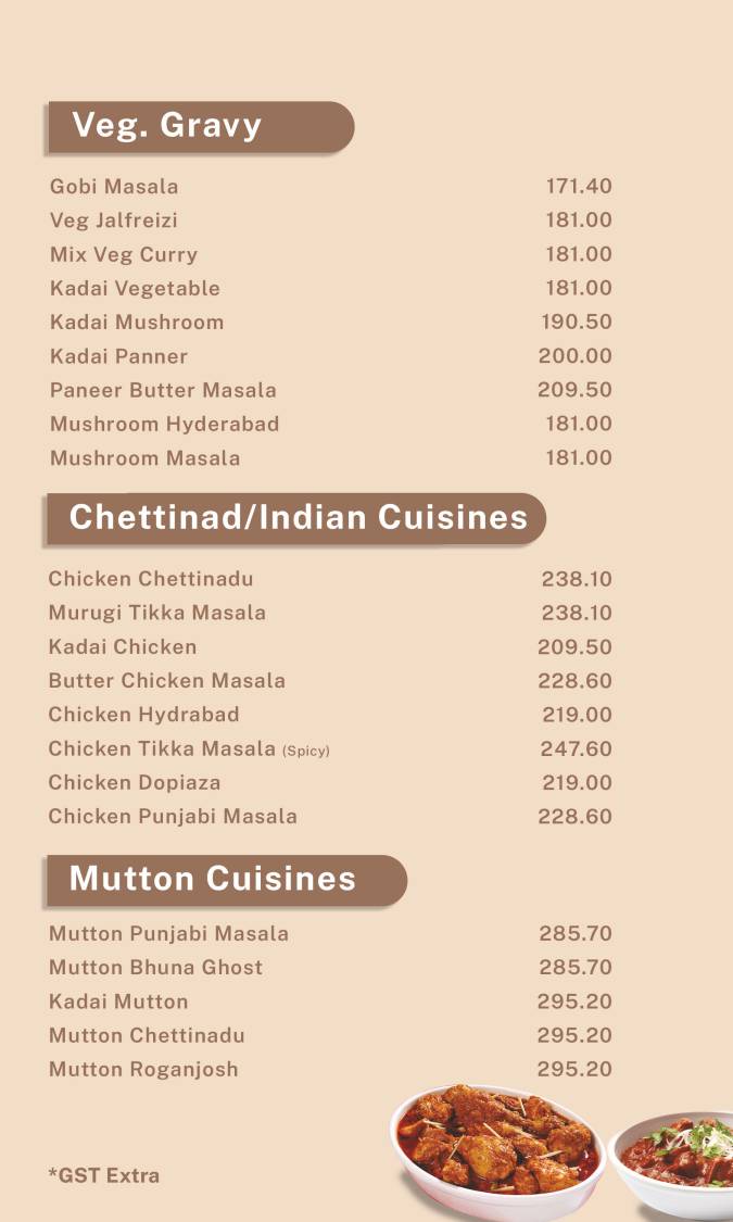 Ibrizz Park & Kitchen menu