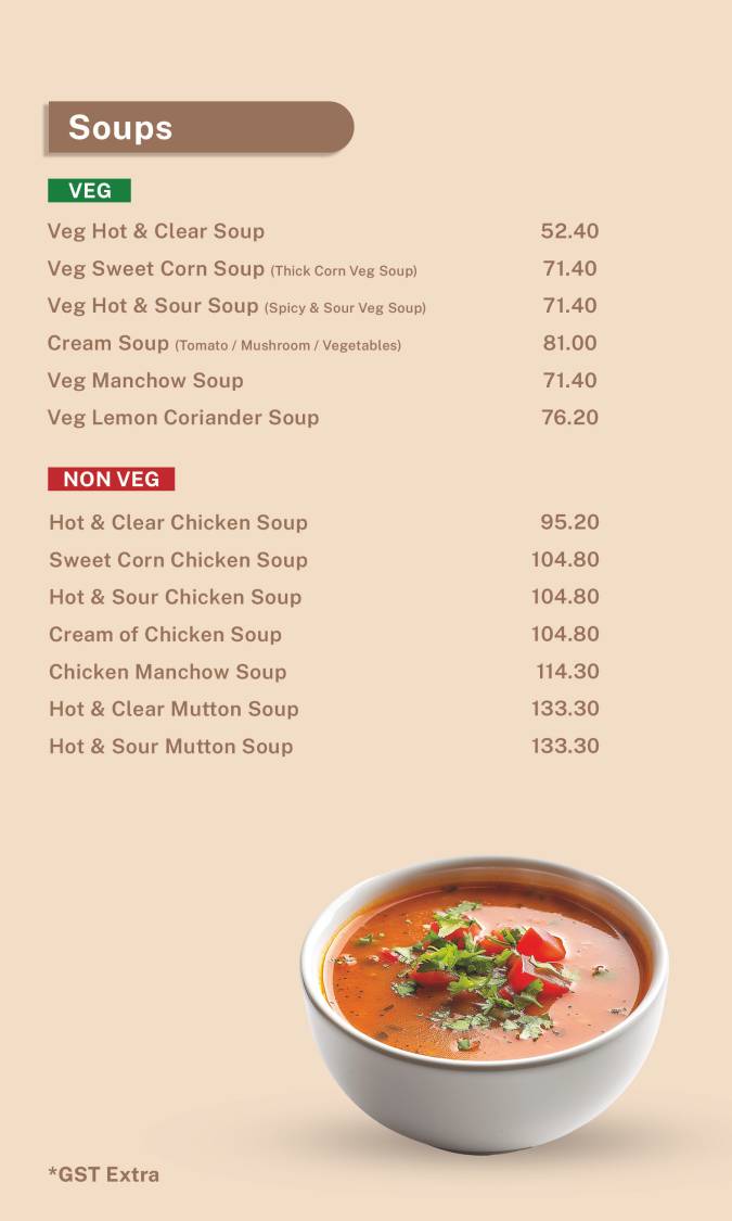 Ibrizz Park & Kitchen menu