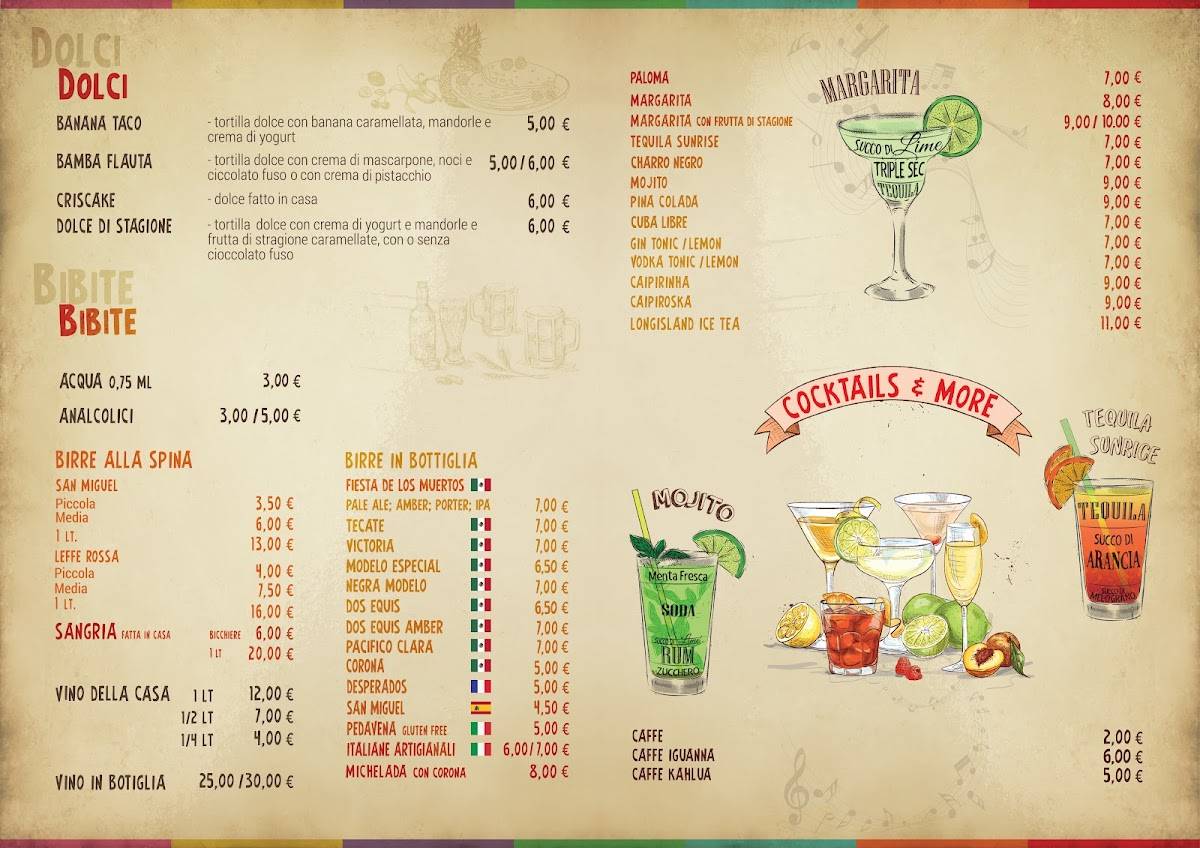 Menu di Iguanna 