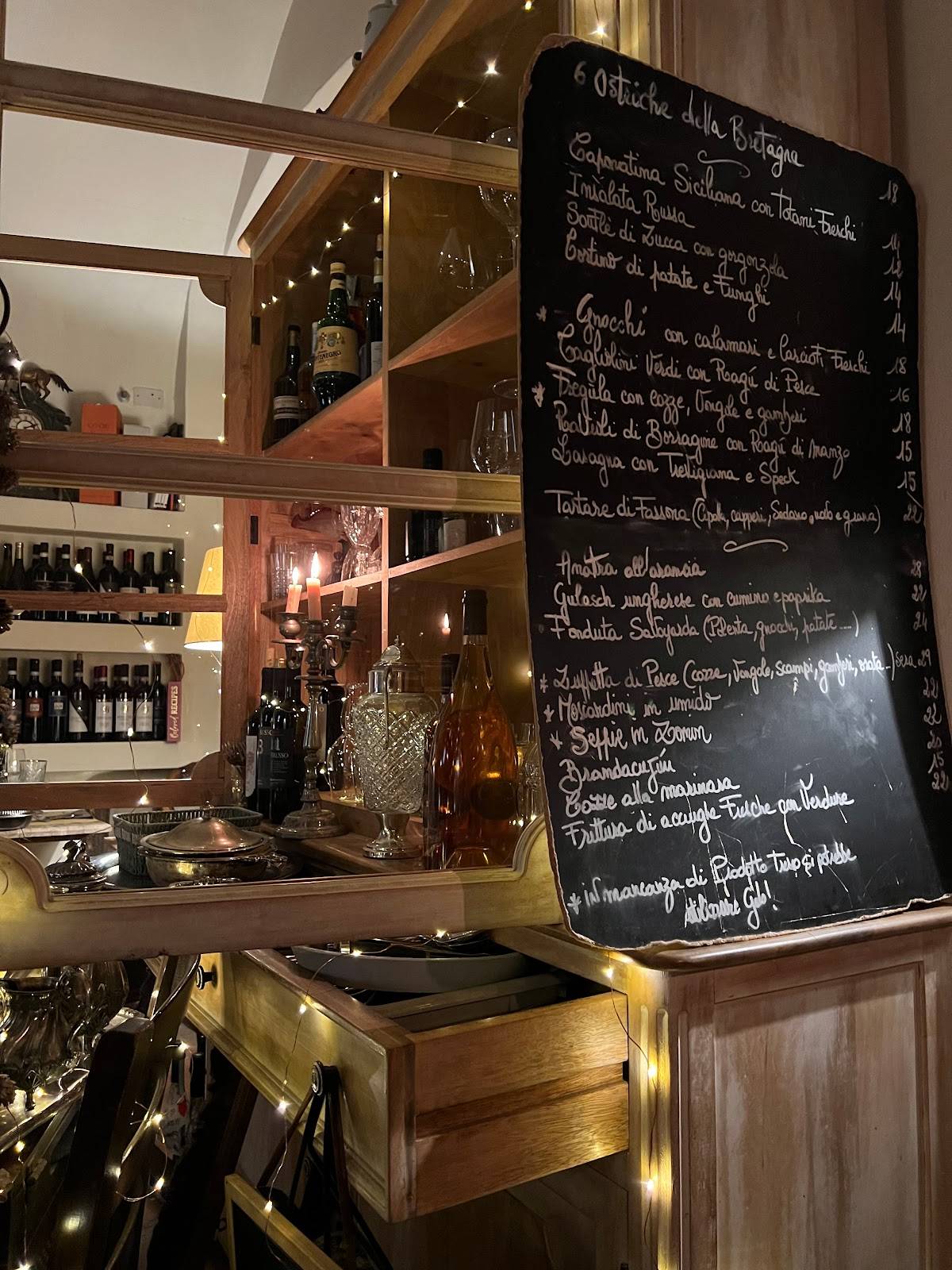 Menu di Il Bistrot del Tempo Perduto 
