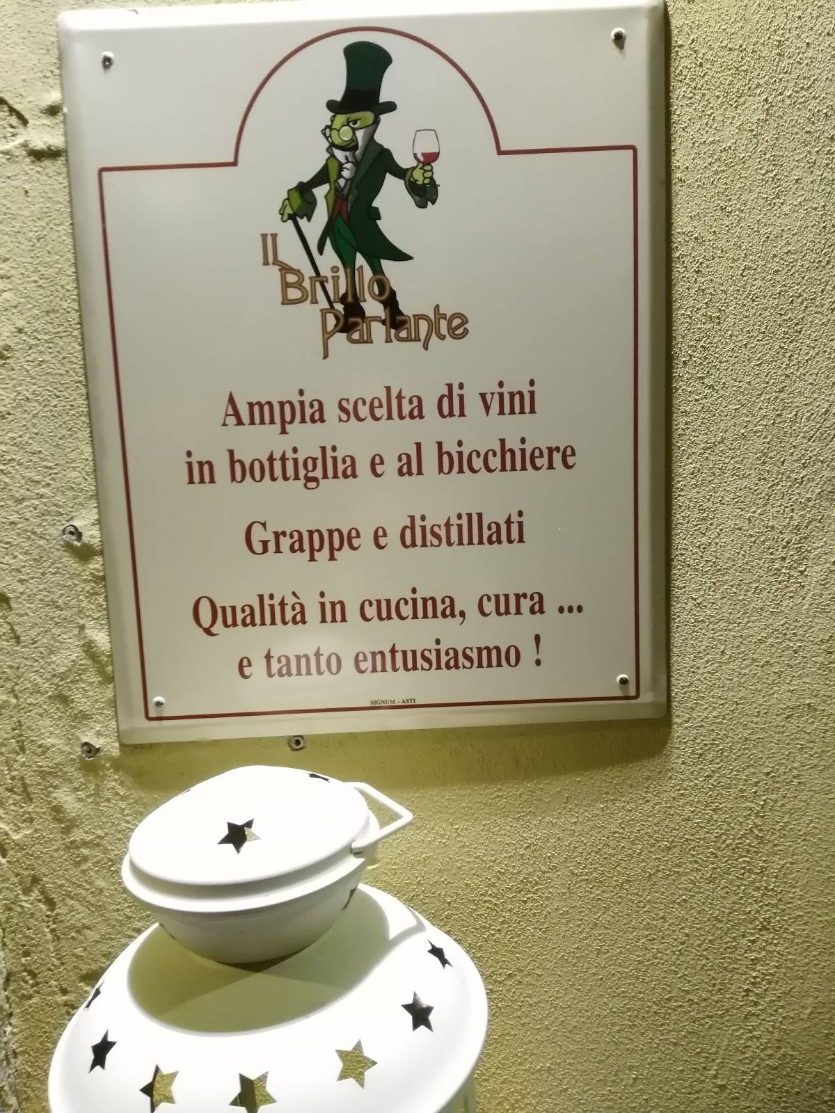 menù il brillo parlante lorica
