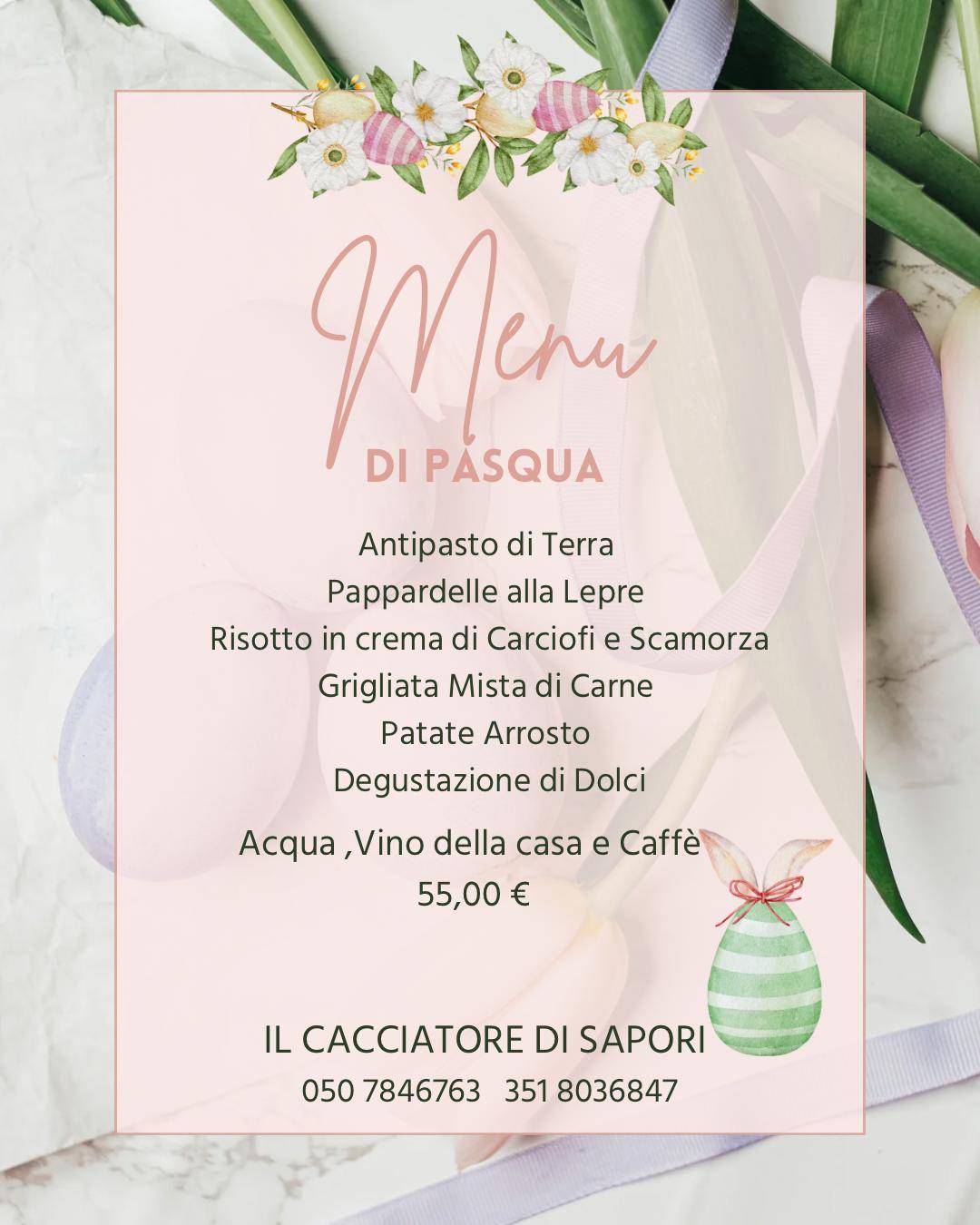 Menu di Il Cacciatore di Sapori