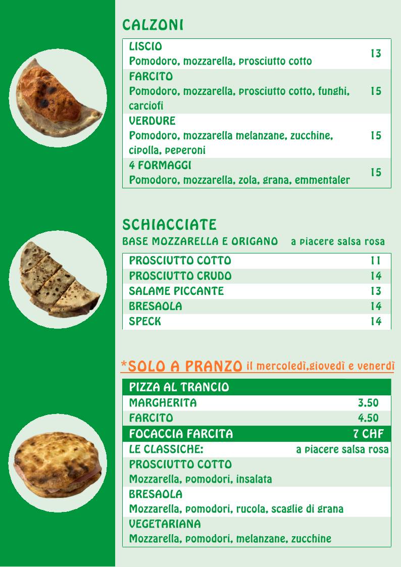 Menu di Il Grillo Verde Sagl 