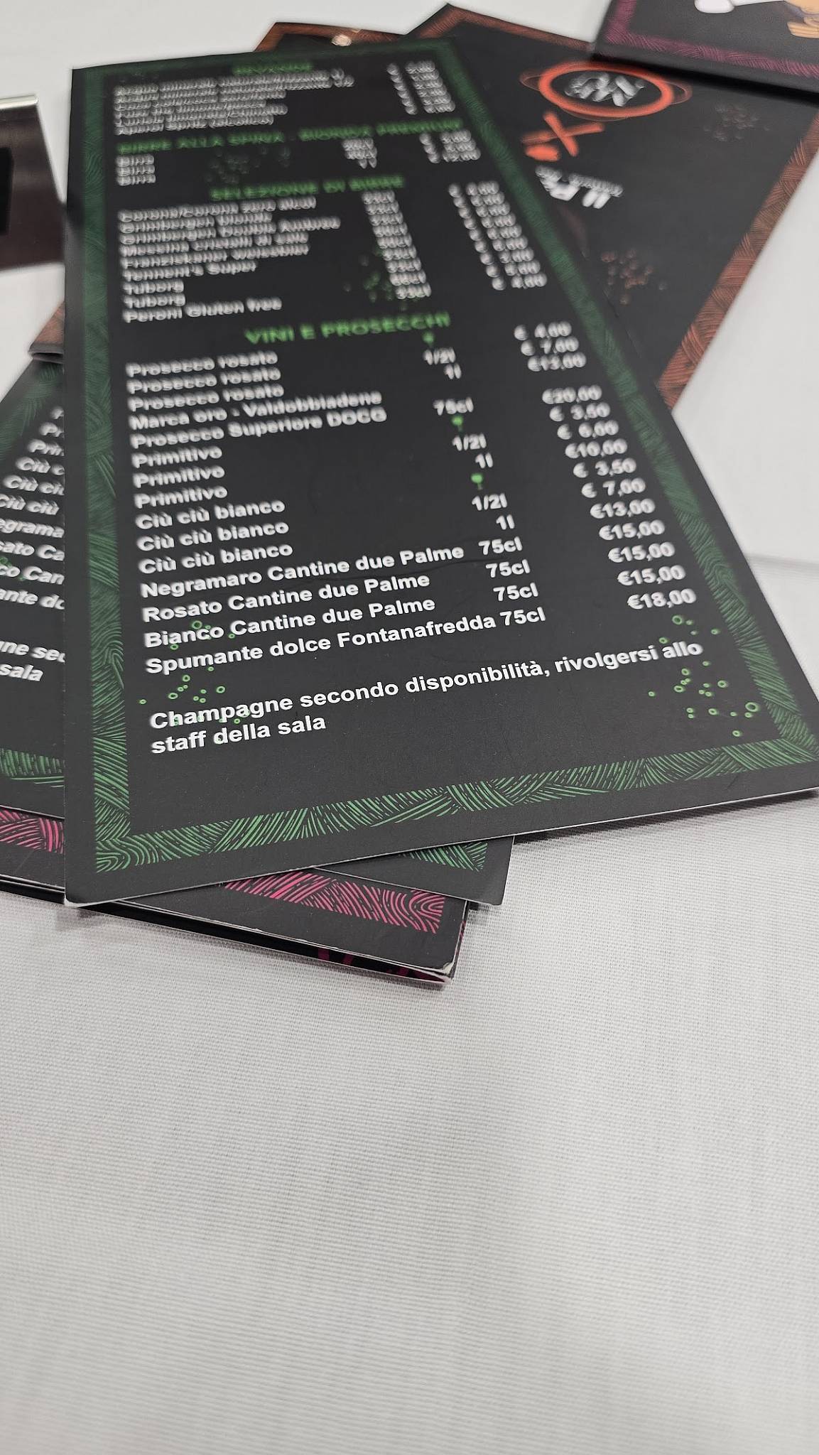 Menu di Il Pasticcio Trattoria - Pizzeria forno a legna 