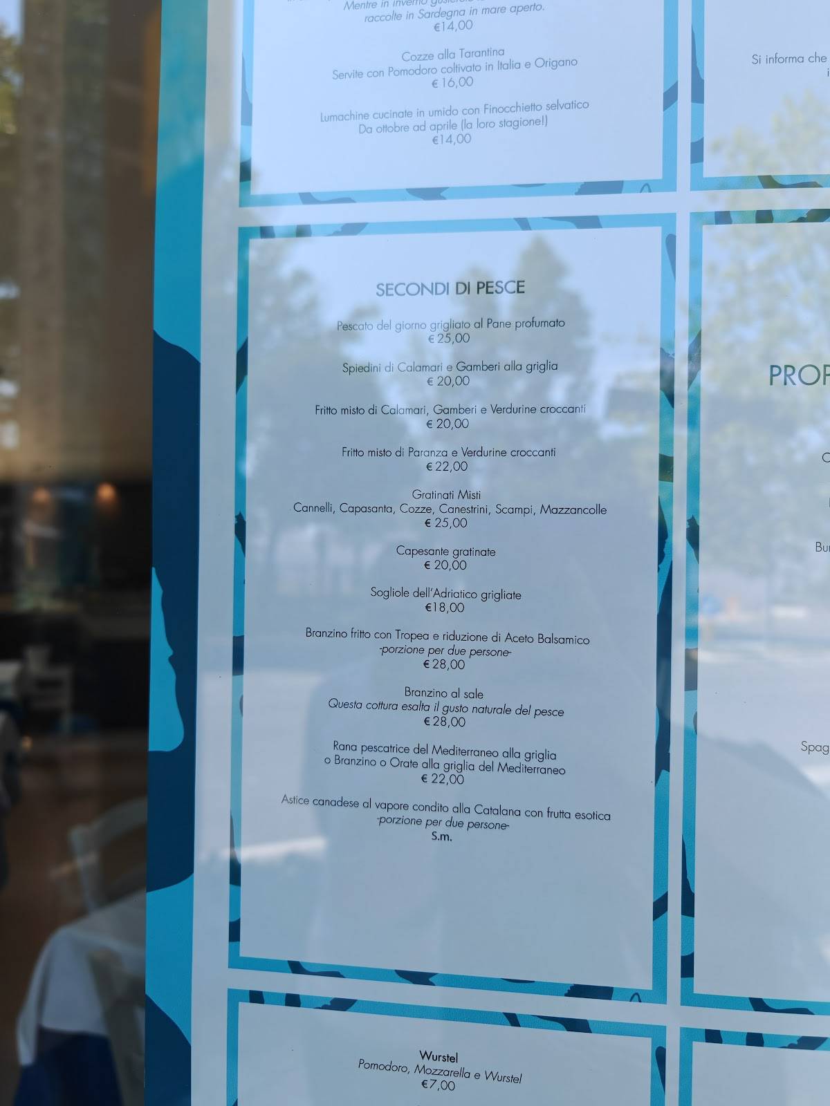 Menu di Il Peschereccio Ristorante 