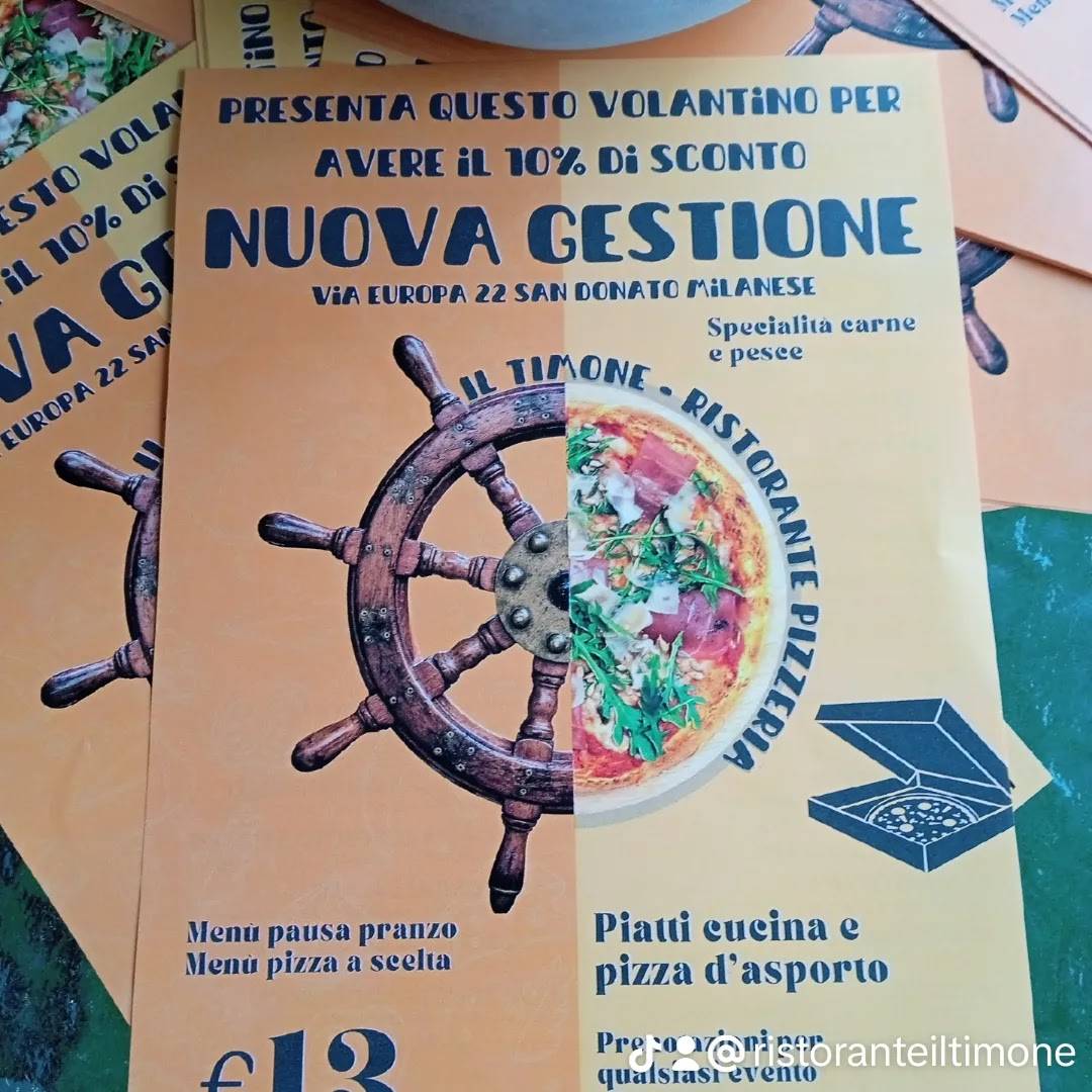 Menu di Il Timone ristorante 