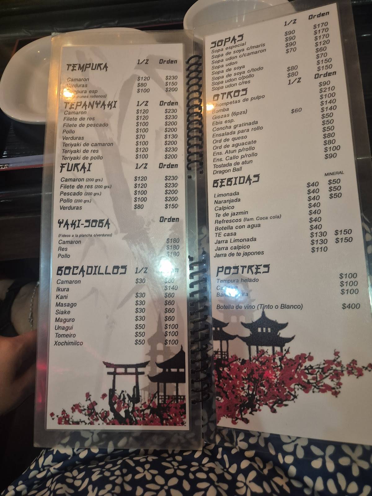Carta del restaurante Inari Sushi to Go, Zapopan, Calzada Central 19