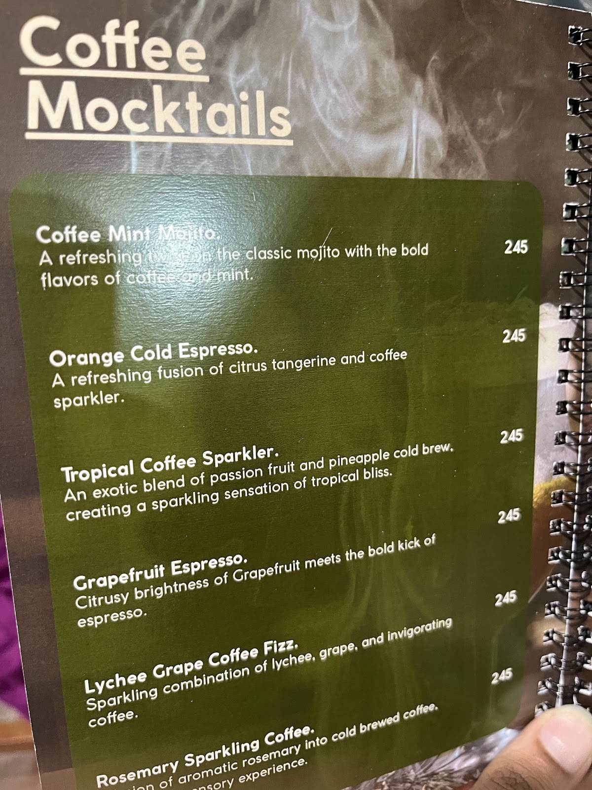 India Brew House menu