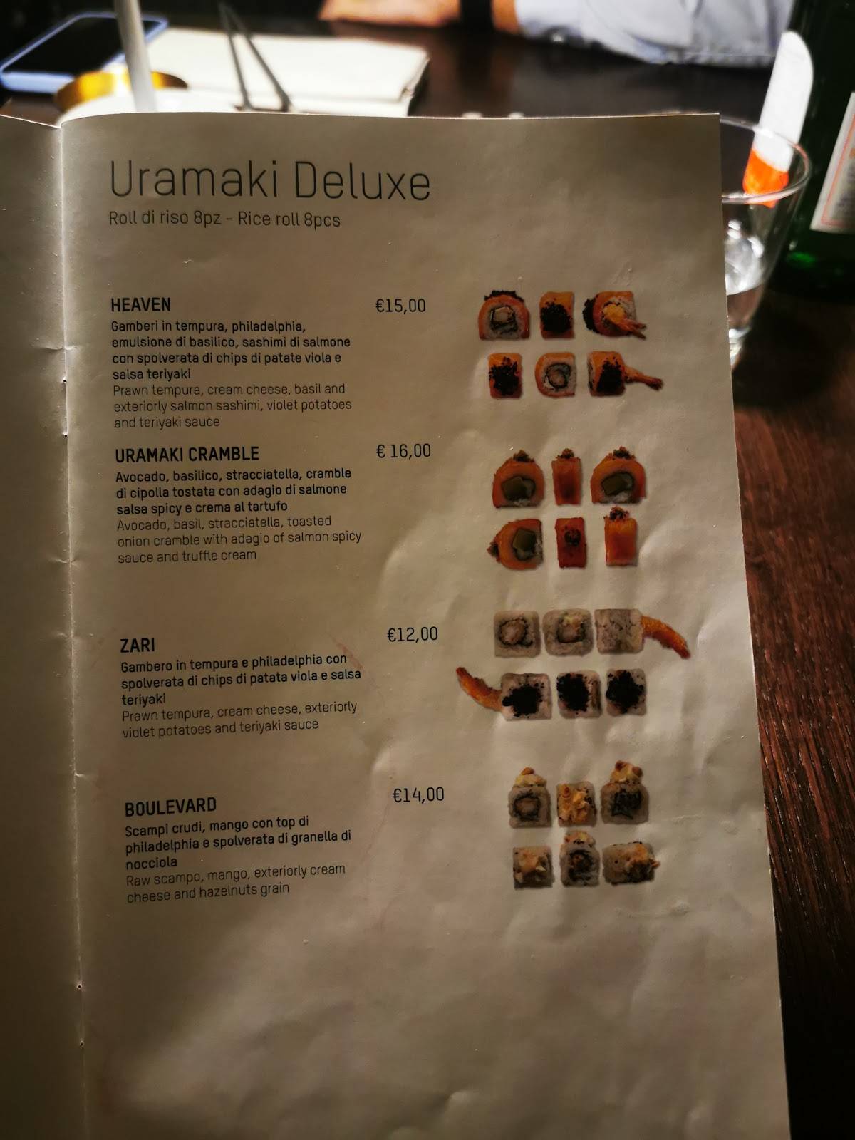 Menu di Inki Makisushi 