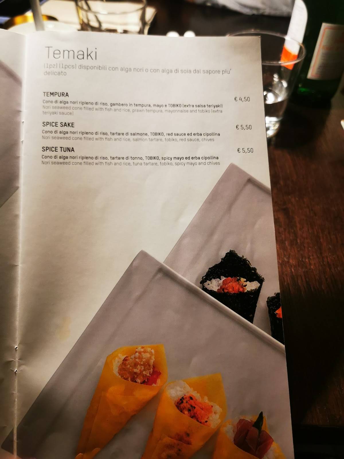 Menu di Inki Makisushi 