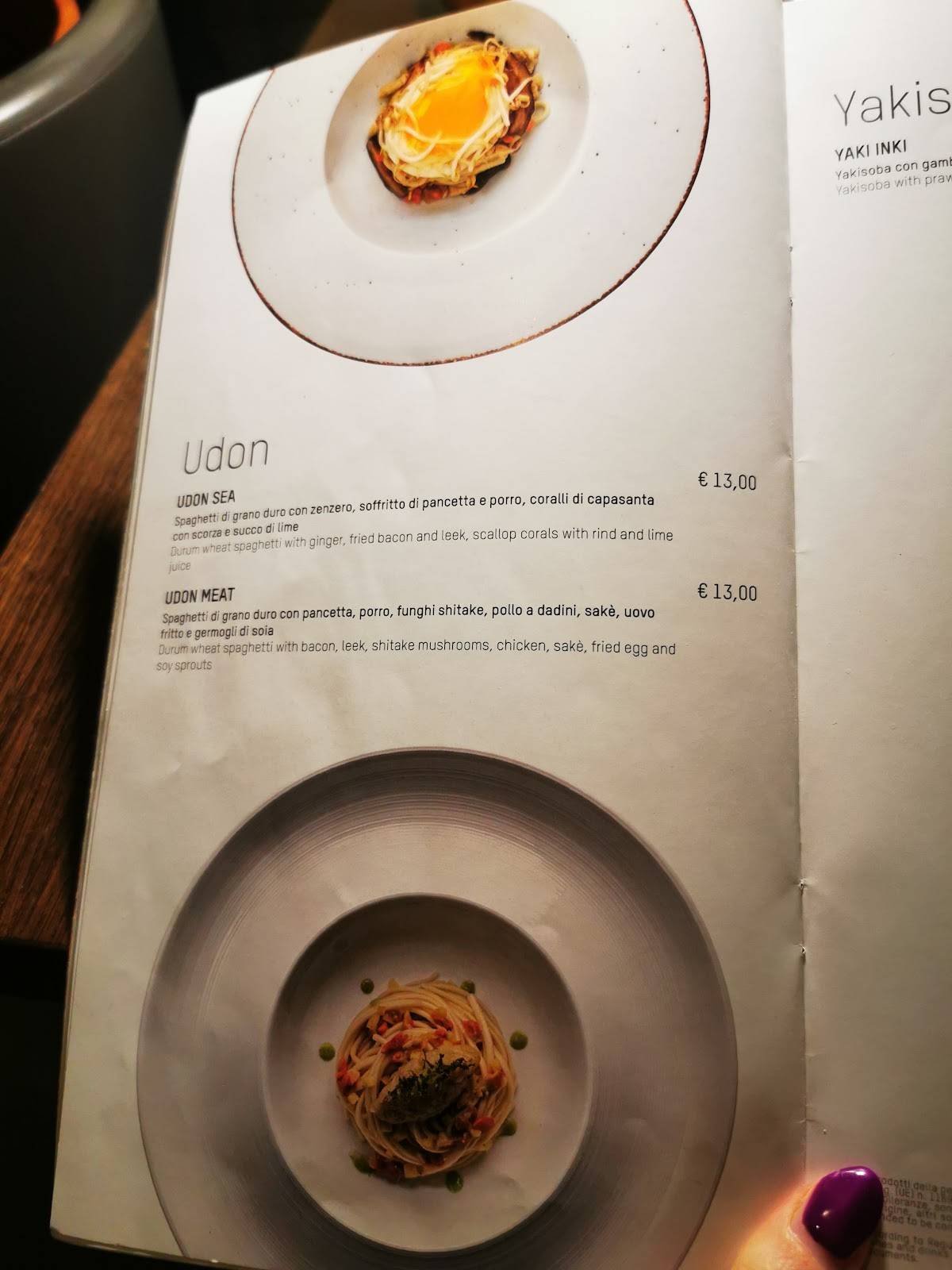 Menu di Inki Makisushi 