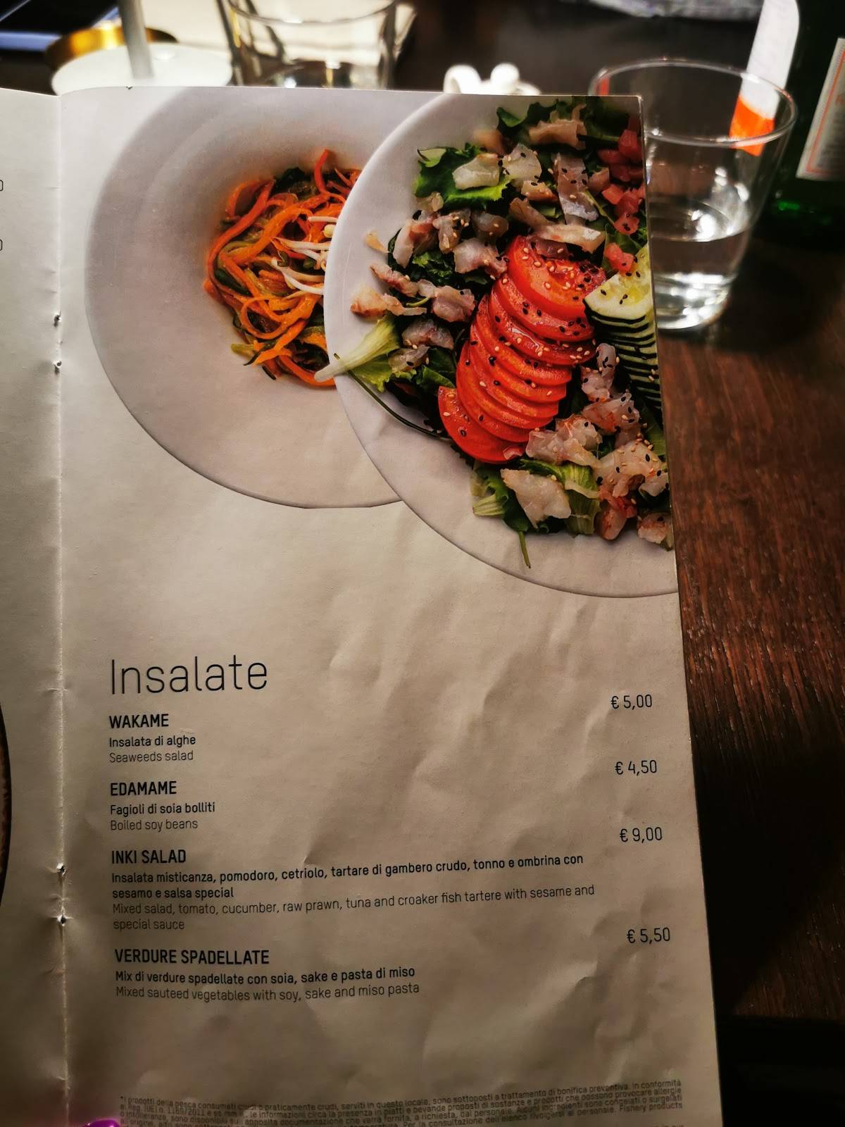 Menu di Inki Makisushi 