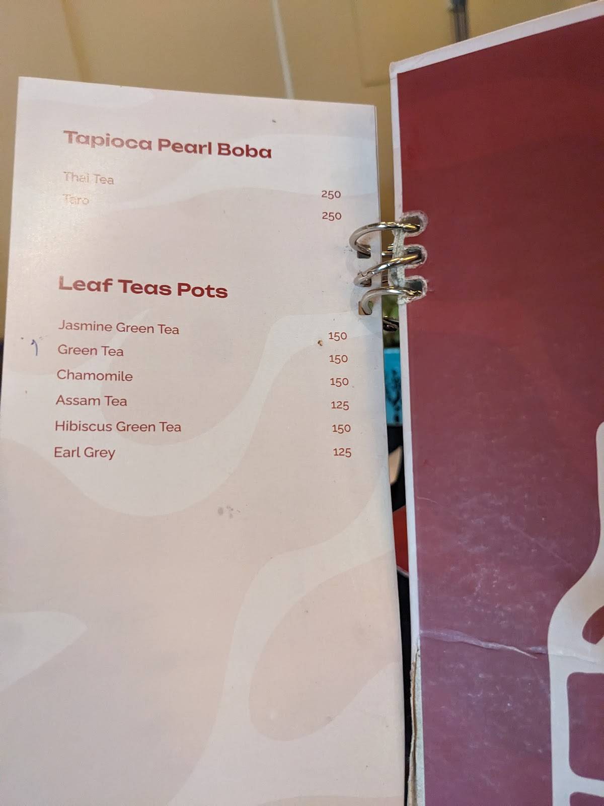 Iza Pan-Asian Kitchen menu