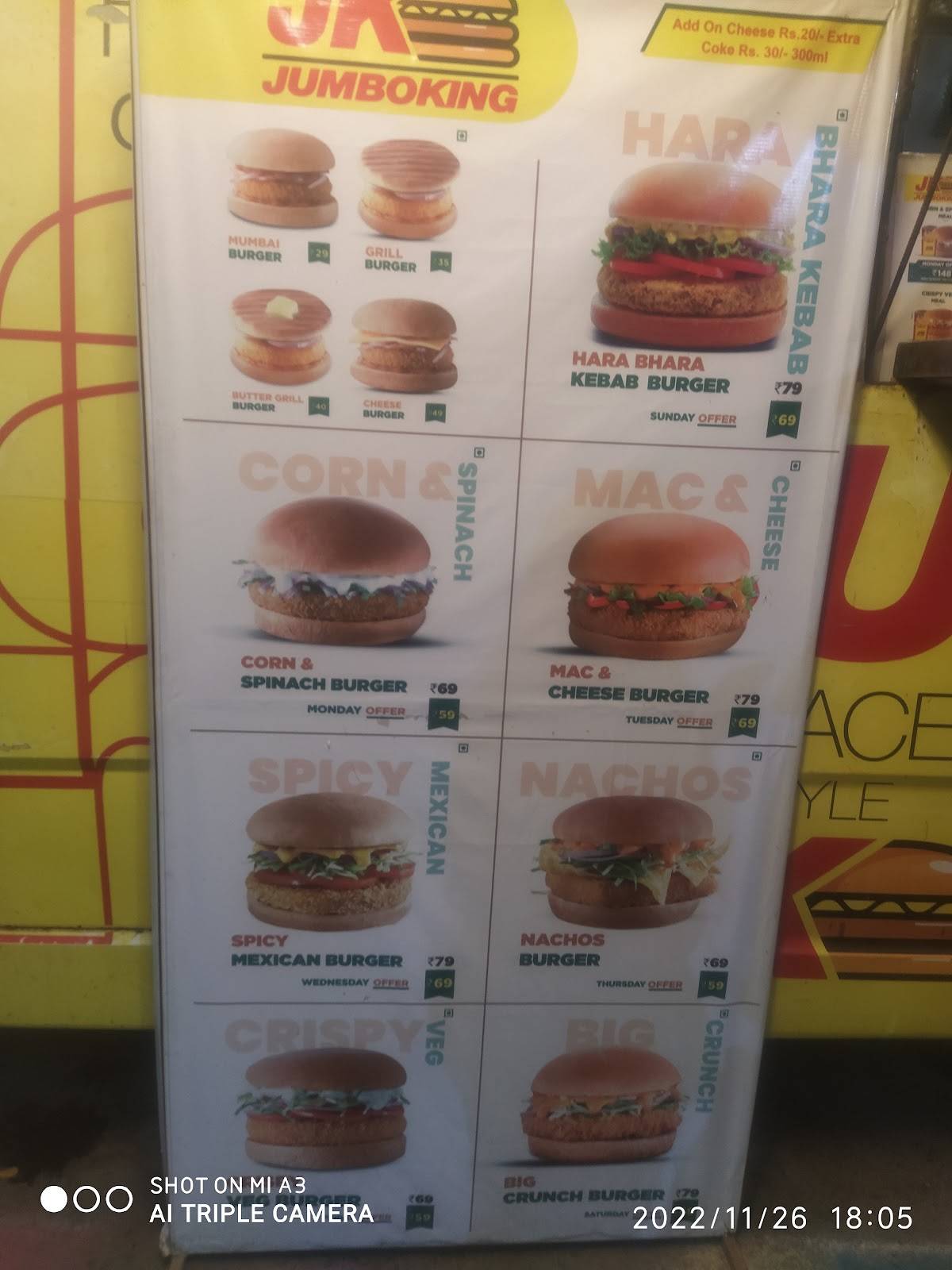 Hungry Bites menu