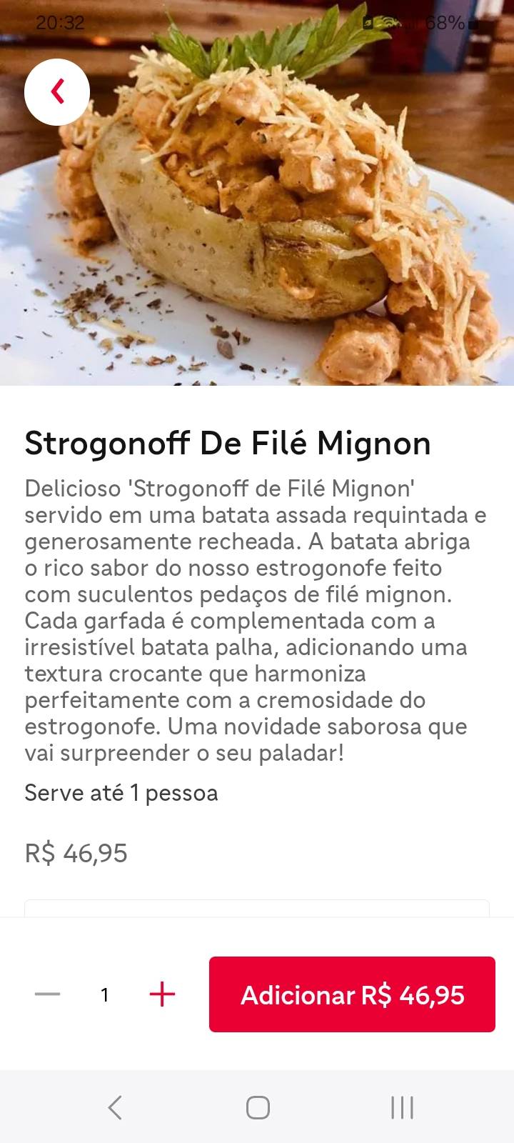 Réservé Gastronomia - Delivery cardápio