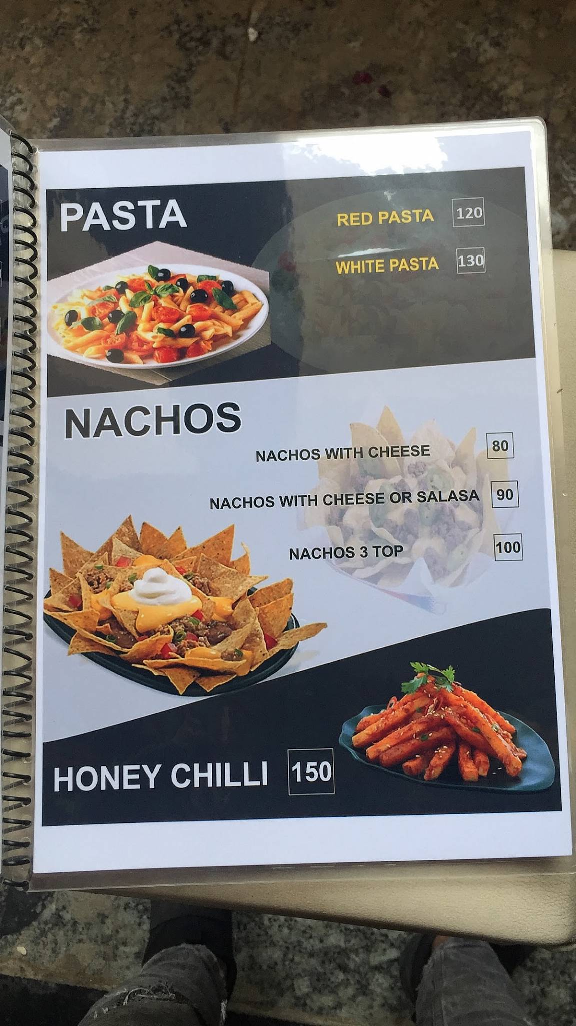 Knock Inn Cafe menu