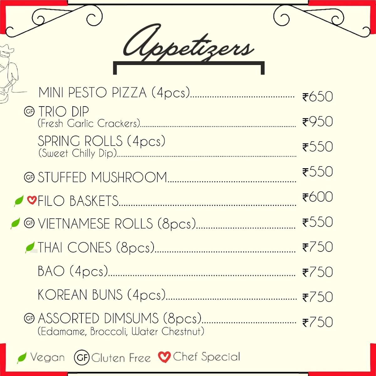 OUT Bari - Once Upon a Table menu