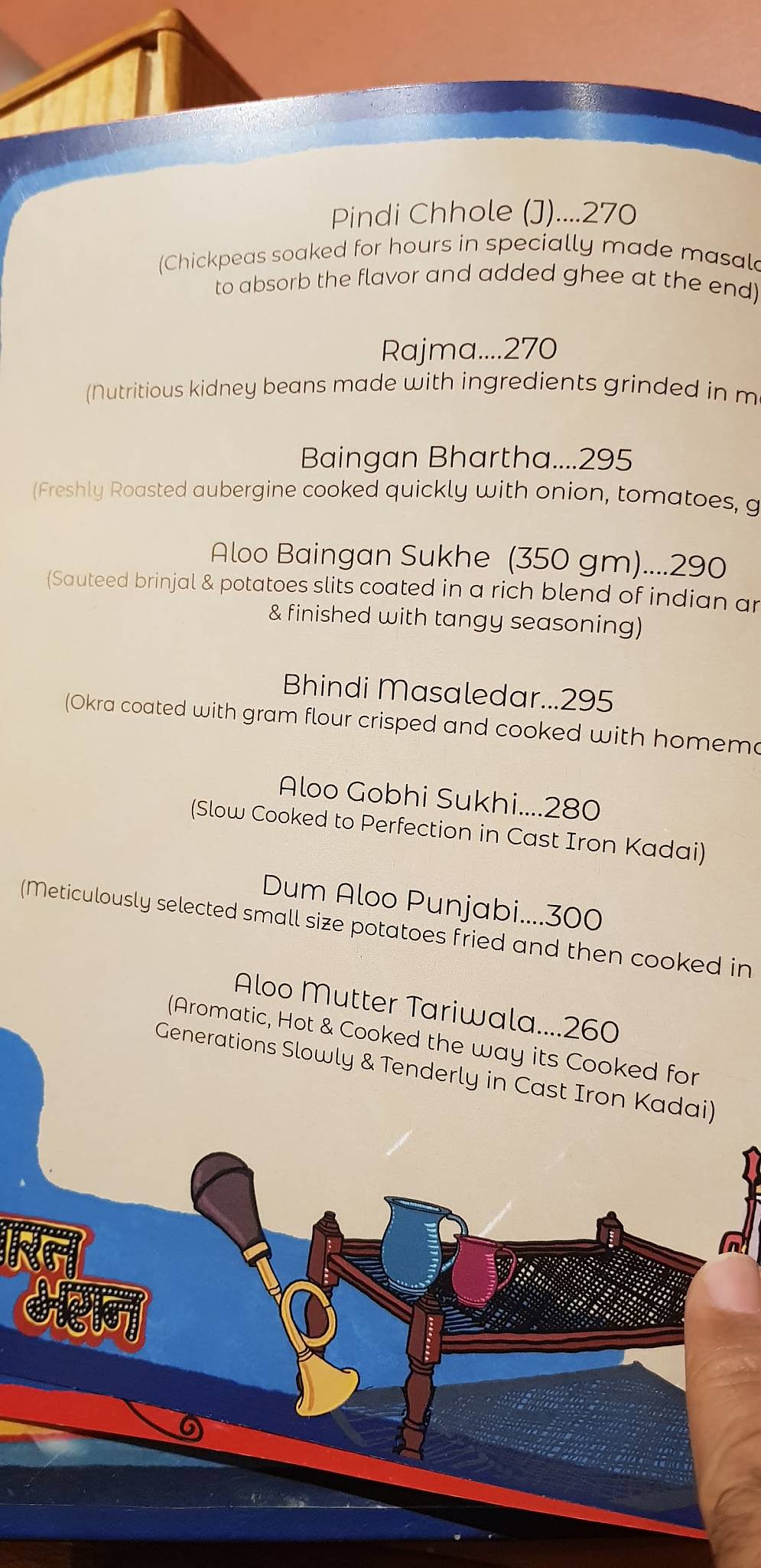 Jassi De Parathe menu