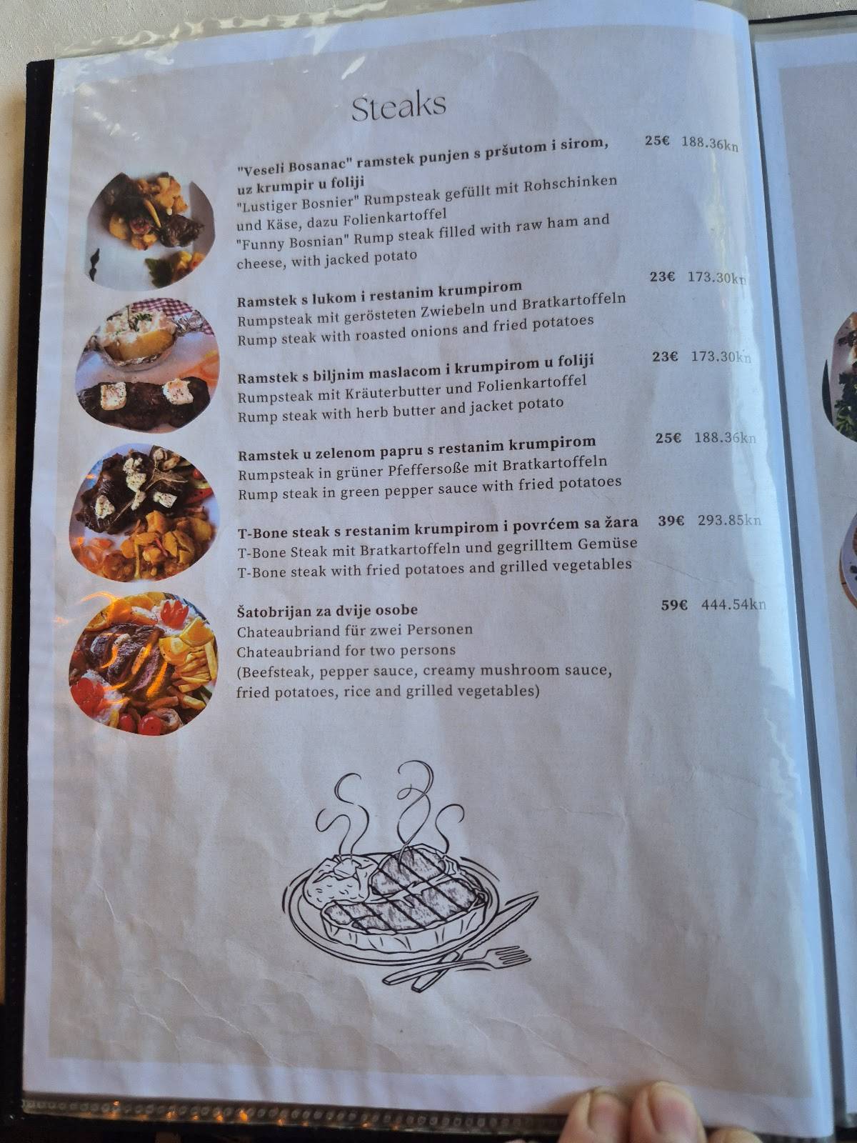Menu di Jedro 
