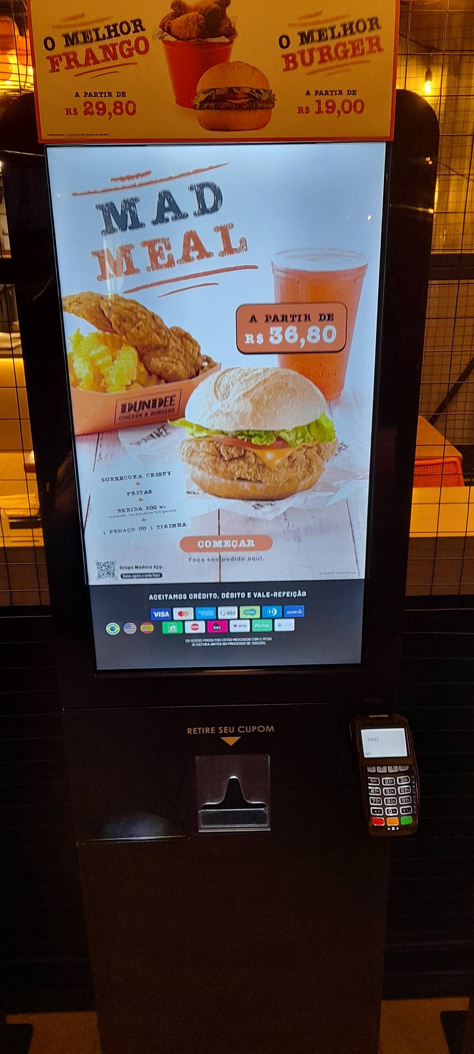 Jeronimo Track T10 cardápio