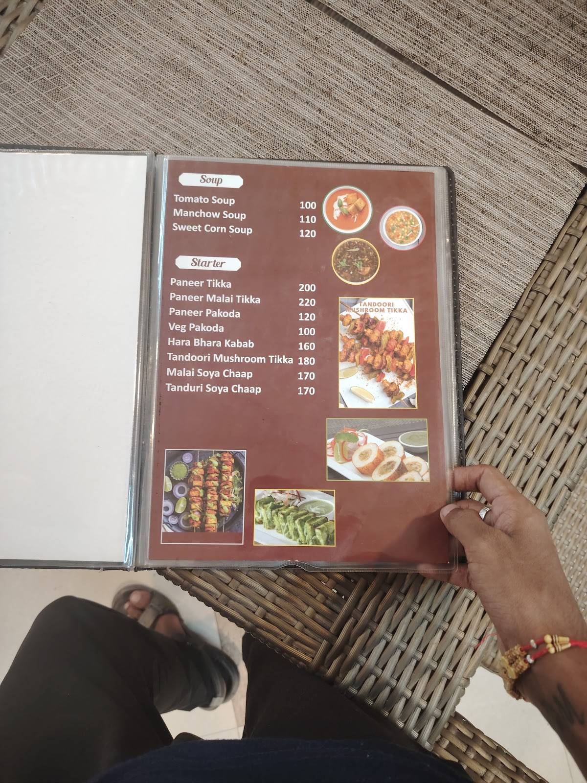 The Marwar Cafe & Restaurant menu