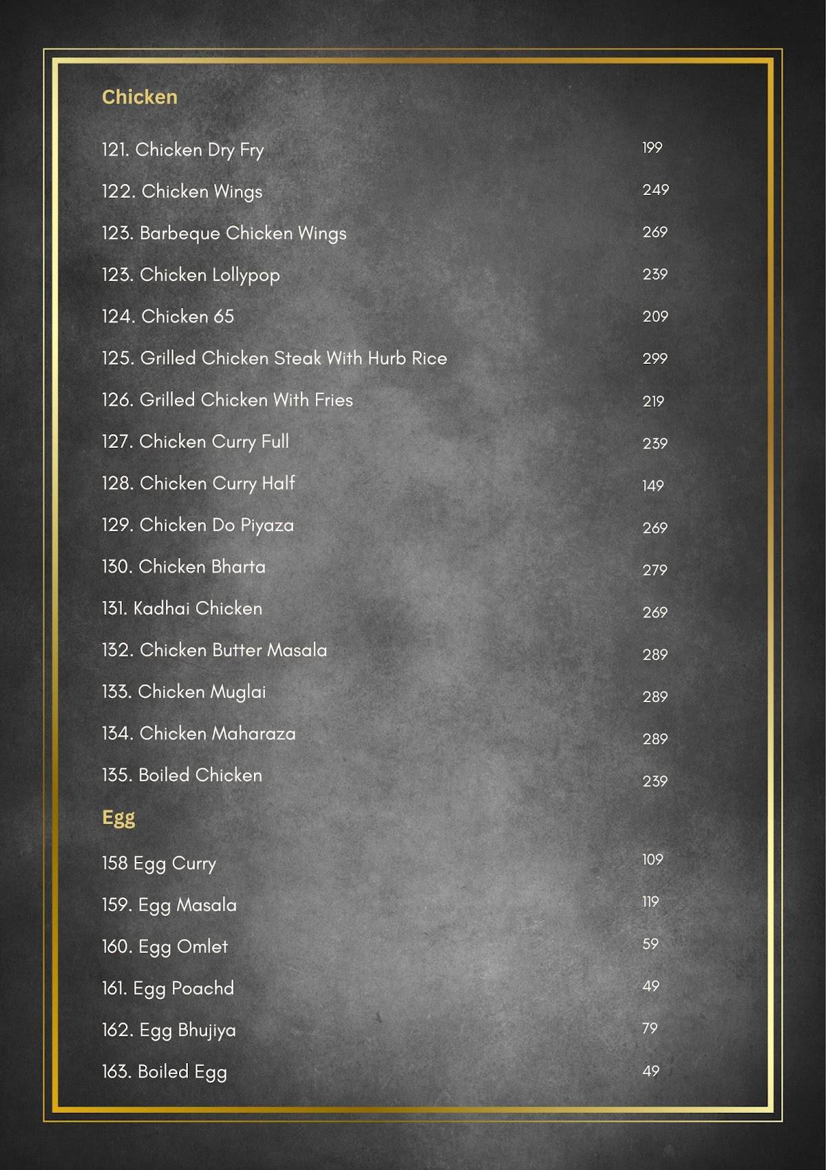 KAHUDI CAFE CUM RESTAURANT menu