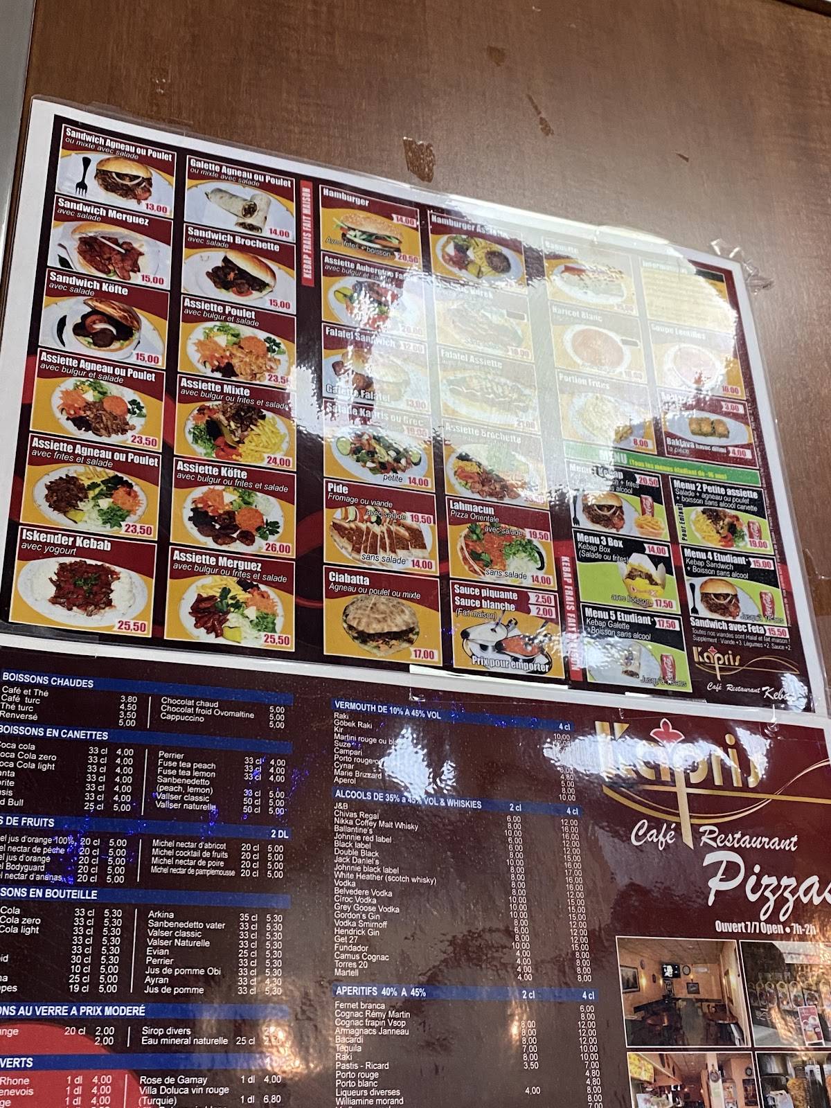 Menu di KAPRiS KEBAP PIZZA TACOS 