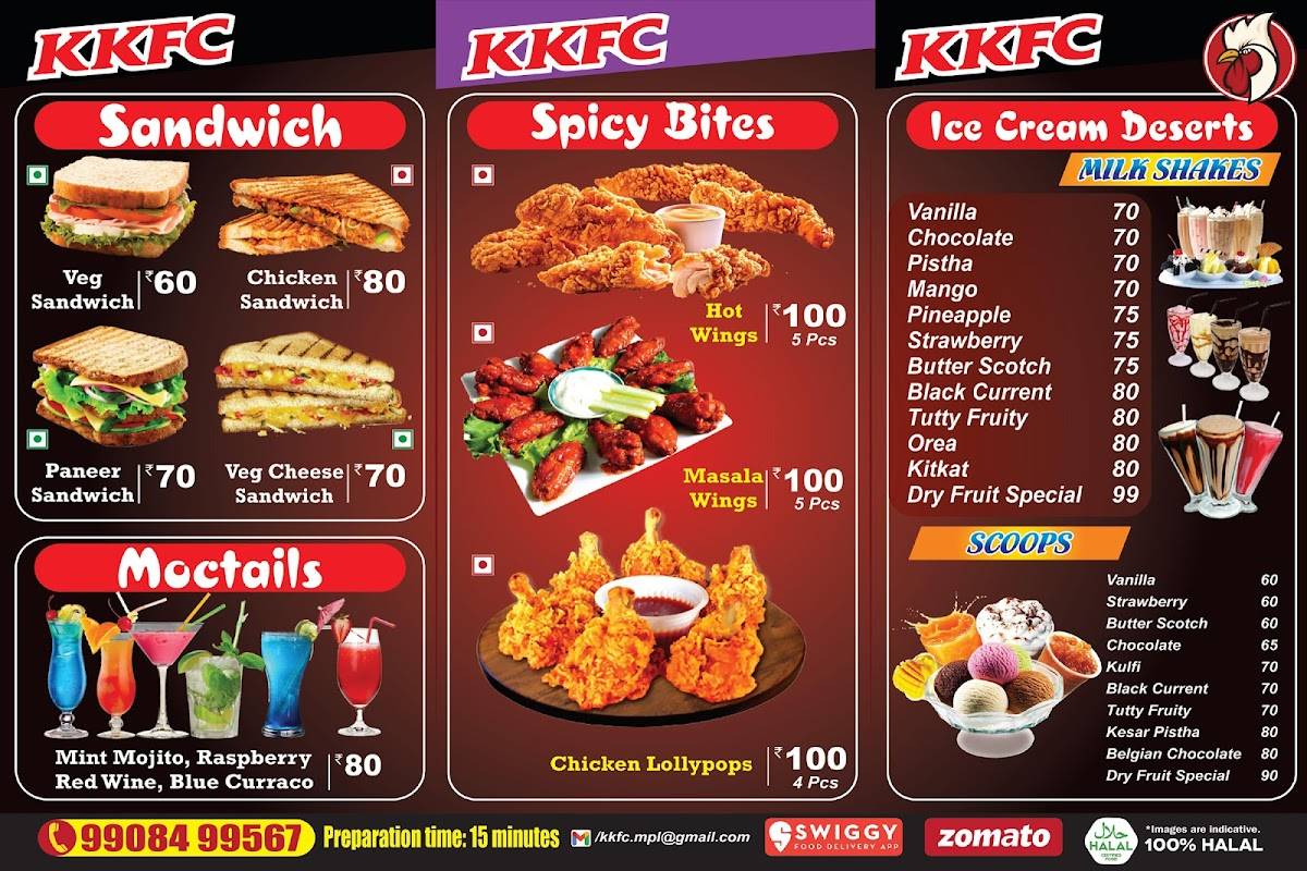 KKFC menu