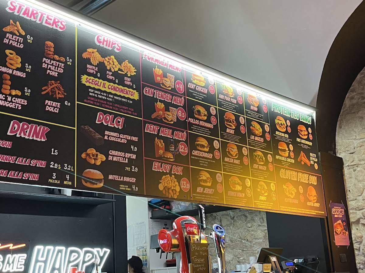 Menu di Kent Burger 