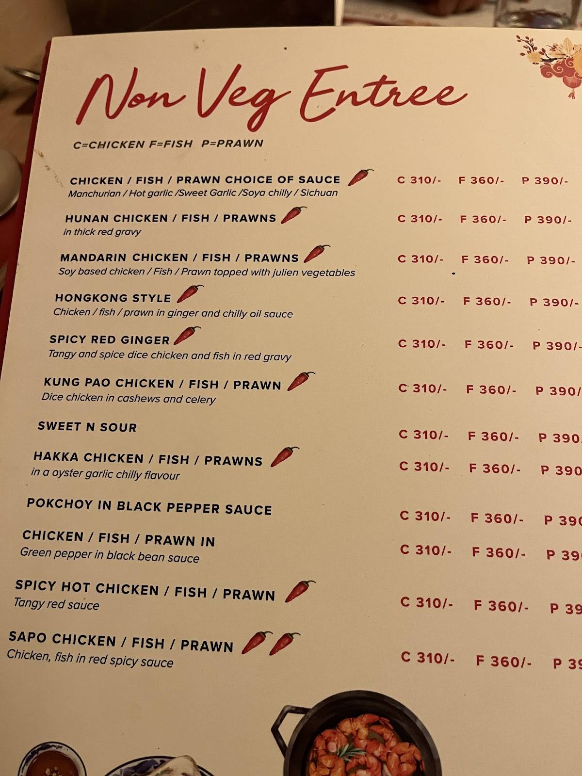 Kimling Chinese Cuisine menu