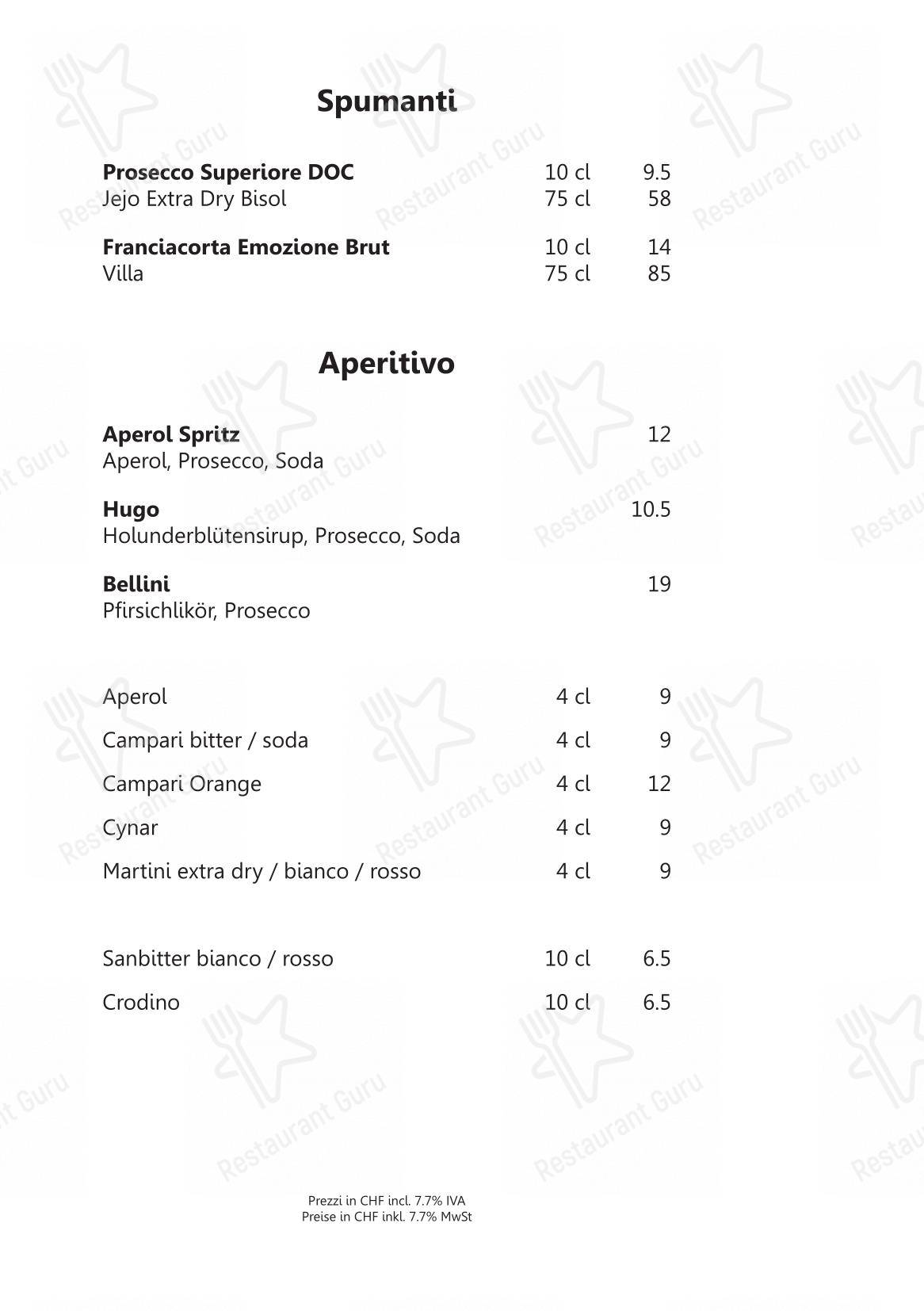 Крафт меню per Klingler's Ristorante Ascona in Ascona