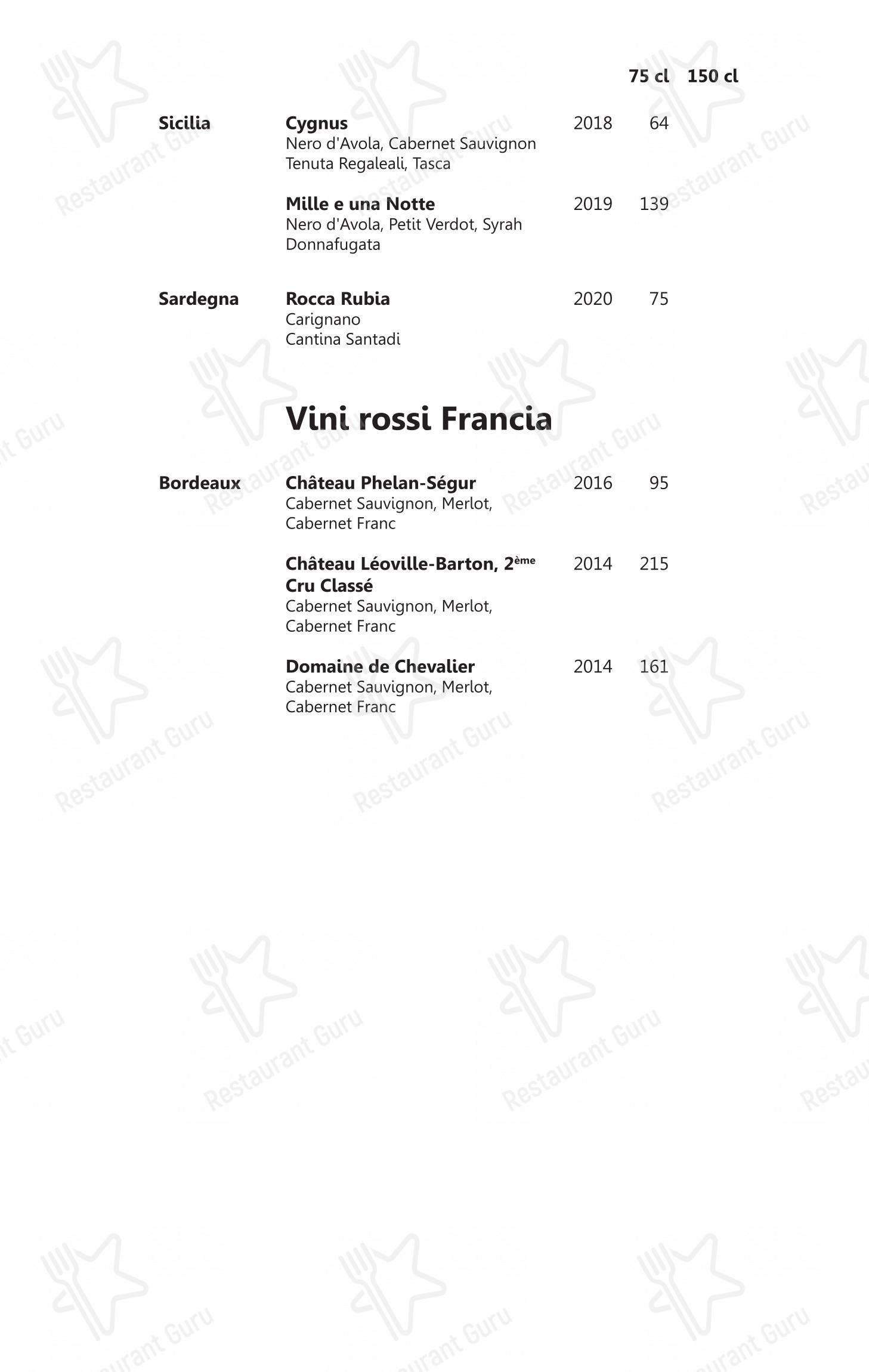 Klingler's Ristorante Ascona in Ascona - Ночное меню