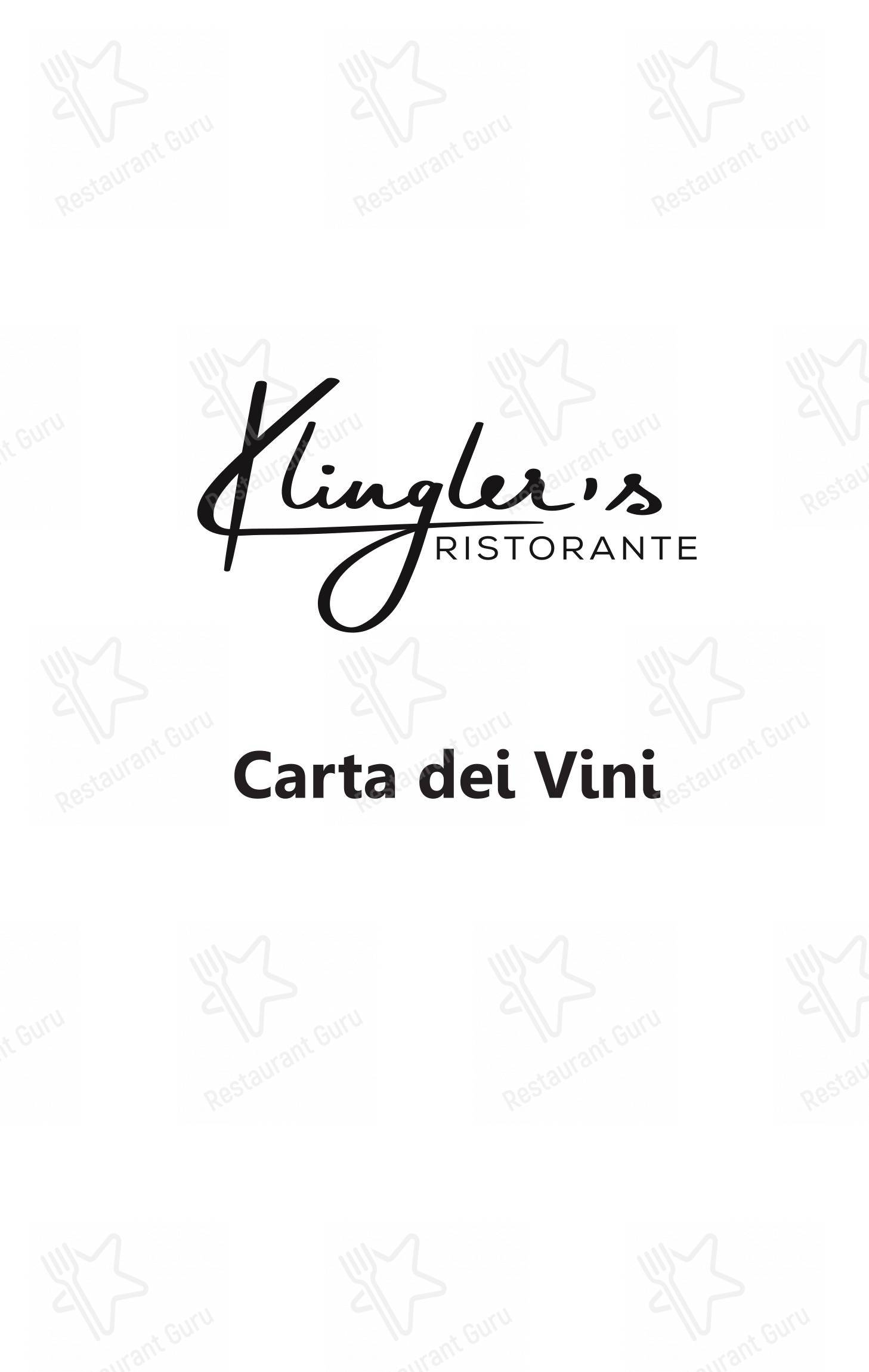 Ночное меню per Klingler's Ristorante Ascona in Ascona