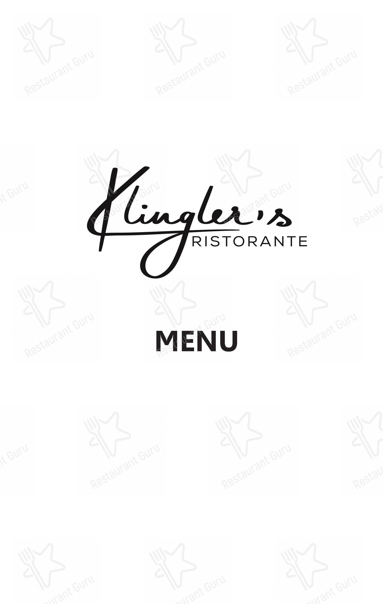 Menu di Klingler's Ristorante Ascona - Menu