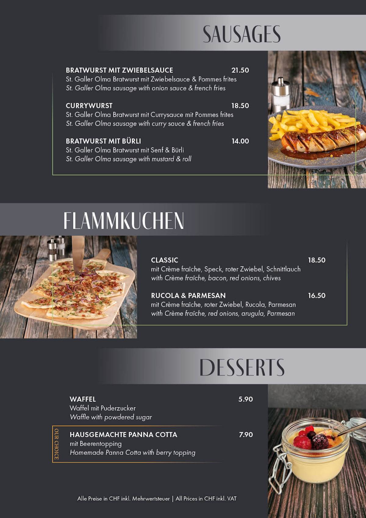 Menu di Sportsbar & Terrasse 