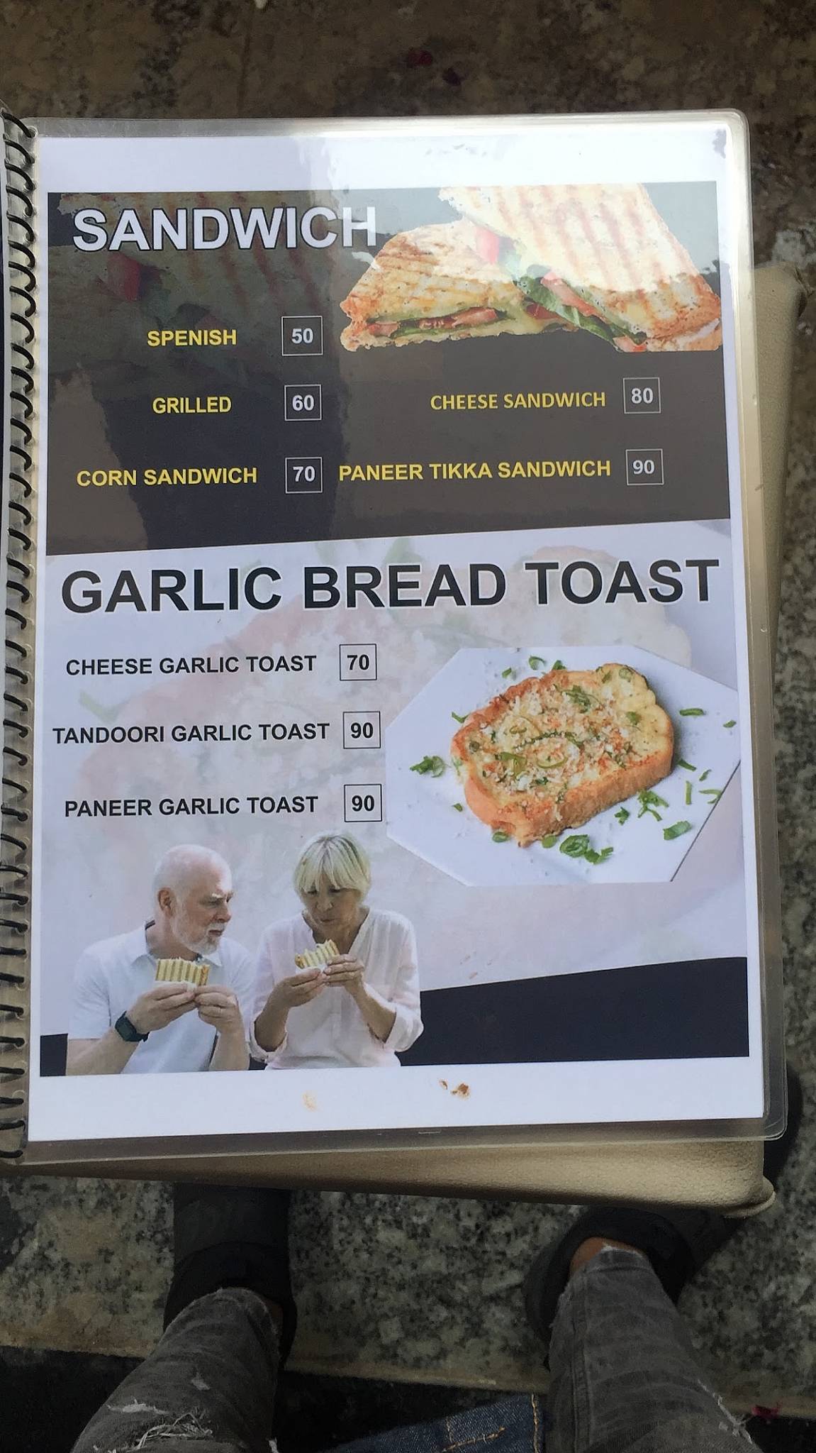 Knock Inn Cafe menu