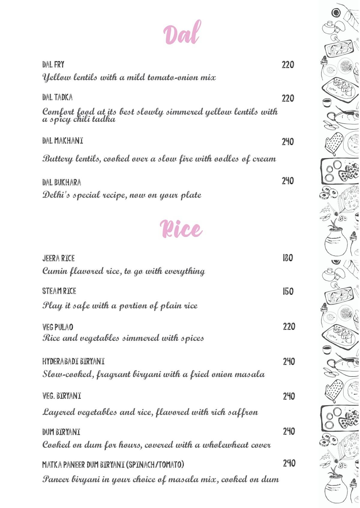 Su Dharni by Dine10 menu