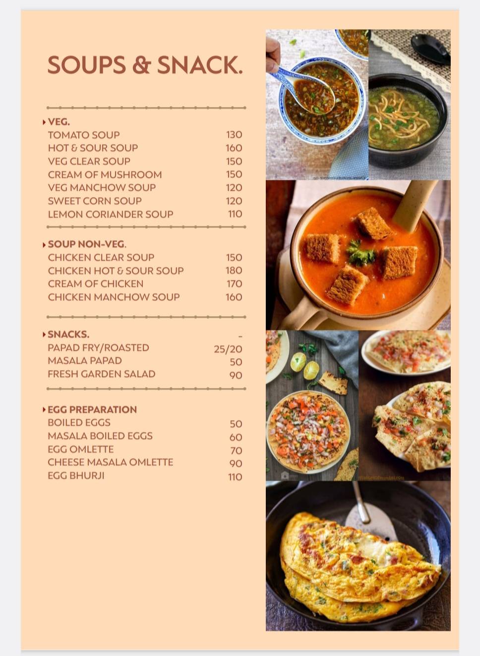 Kolhapuri accent menu